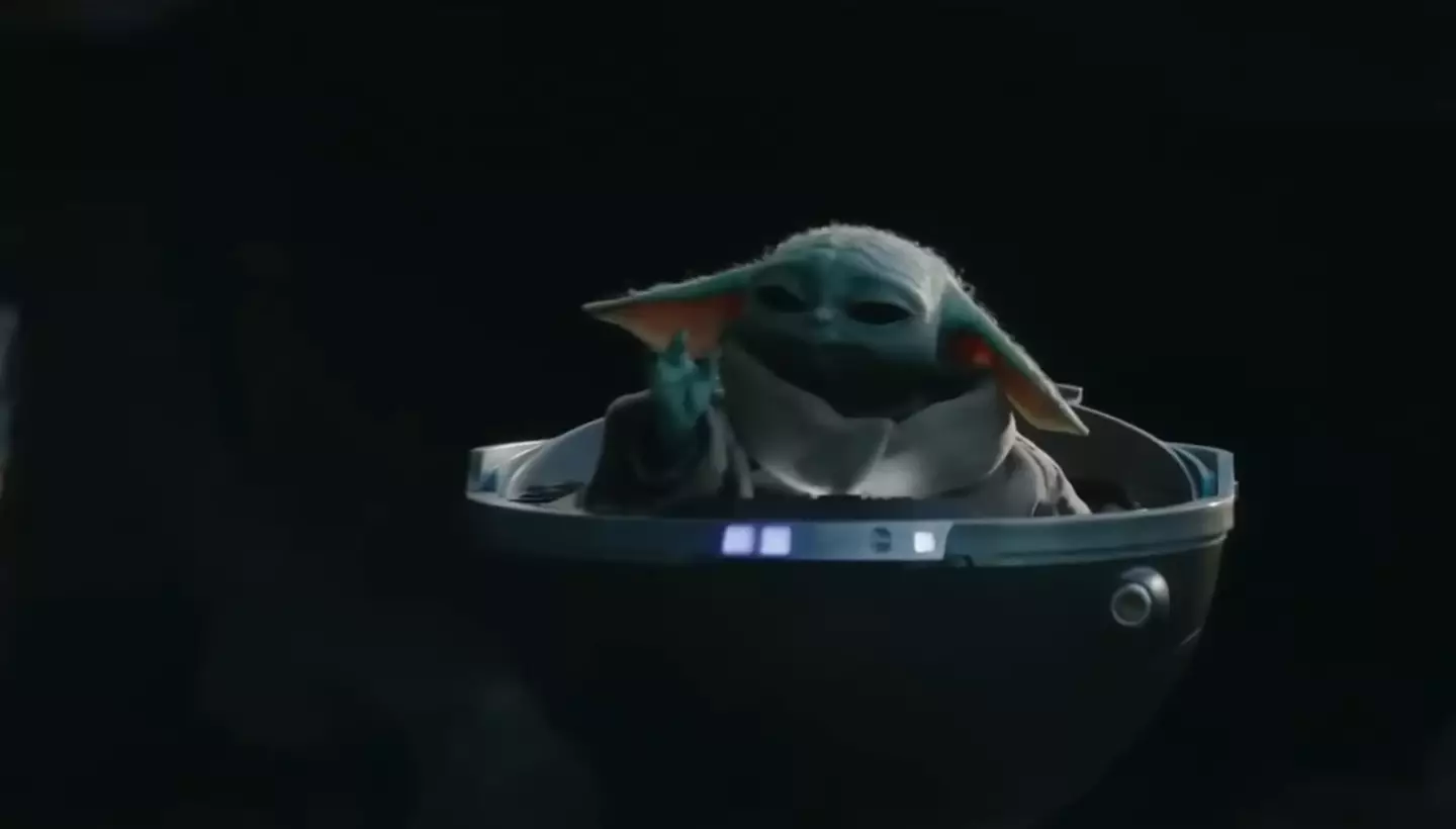 Little Grogu is really coming along with his force powers.