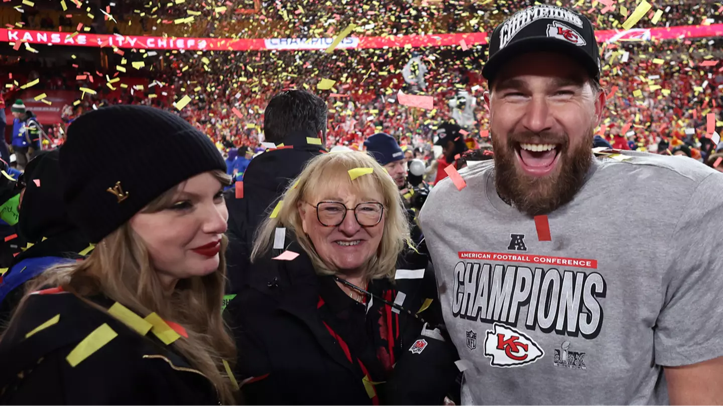 Travis Kelce’s mom accidentally shares post about Taylor Swift following engagement announcement