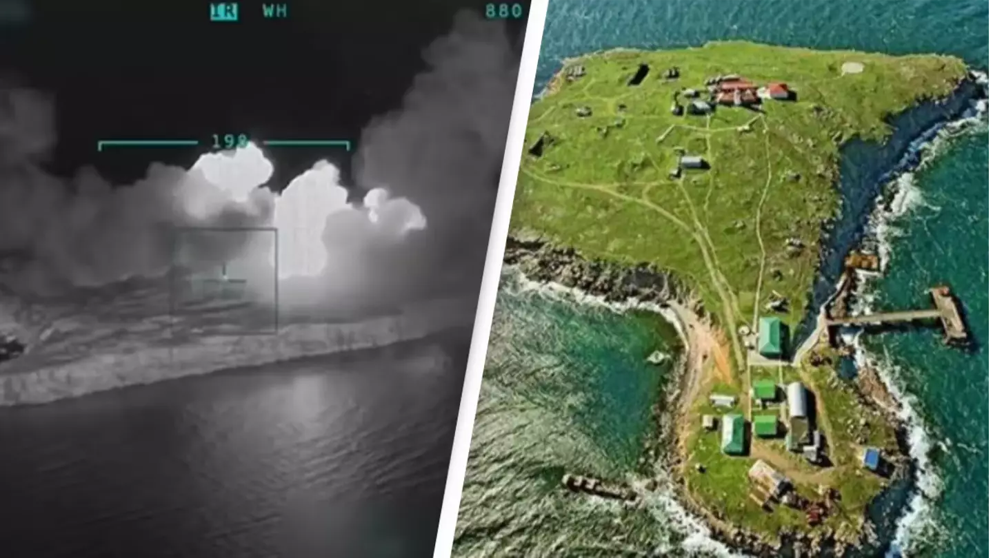 Ukrainian Fighter Jets Bomb Russian-Occupied Snake Island In Effort To Take It Back