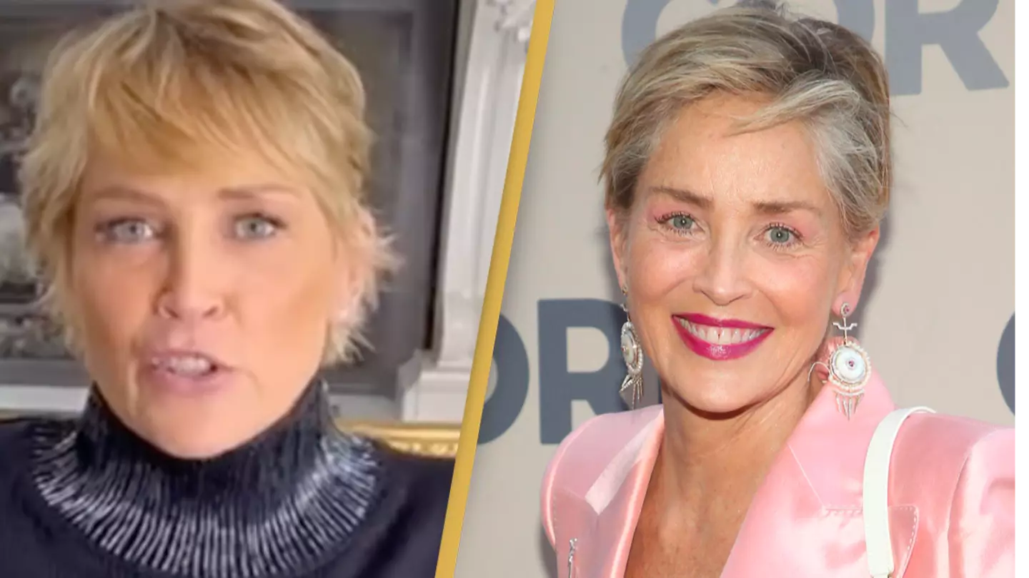Sharon Stone reveals she has large tumor after being misdiagnosed at first