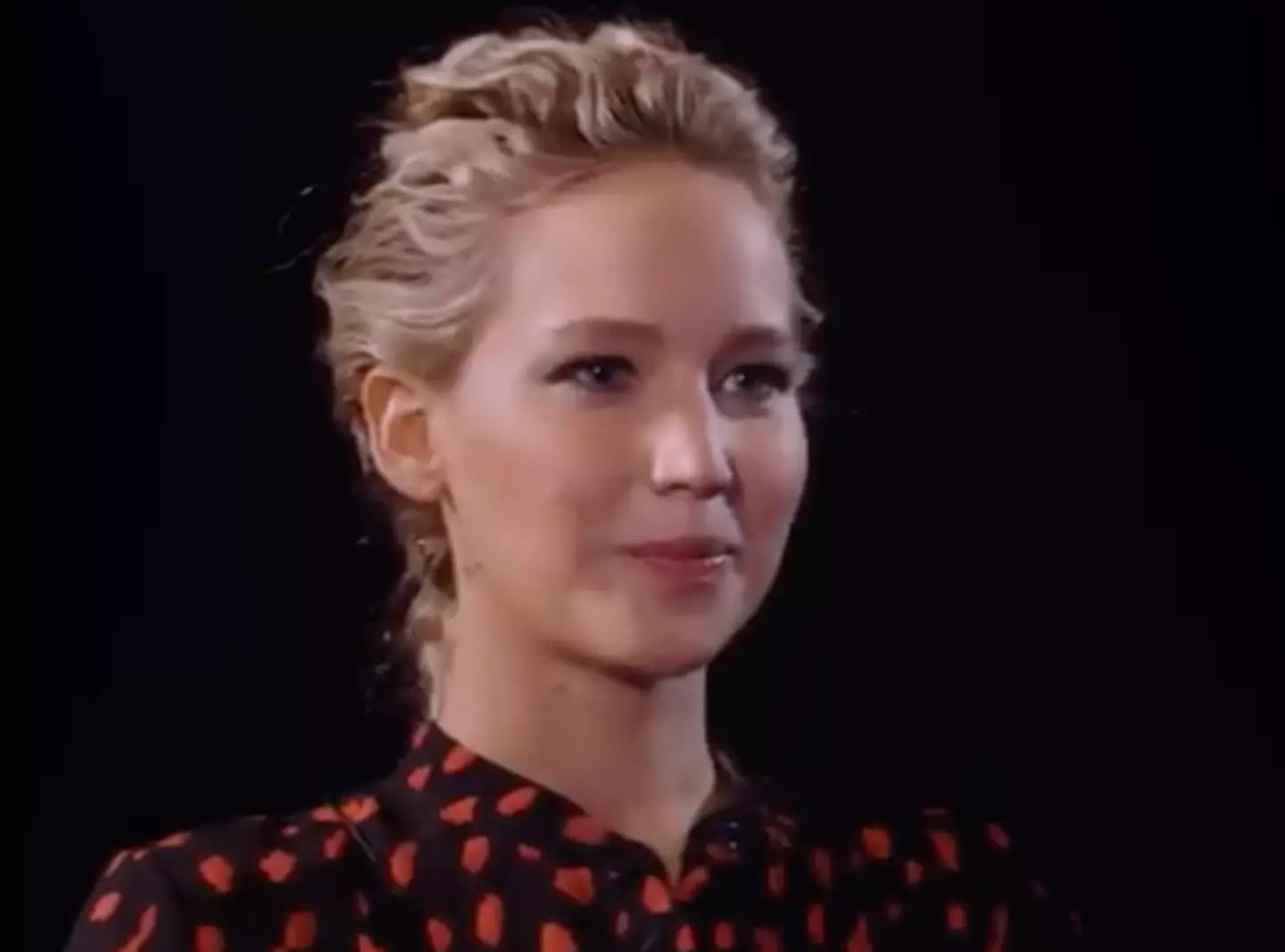 Lawrence did her best to keep a straight face. (BBC Radio 1)