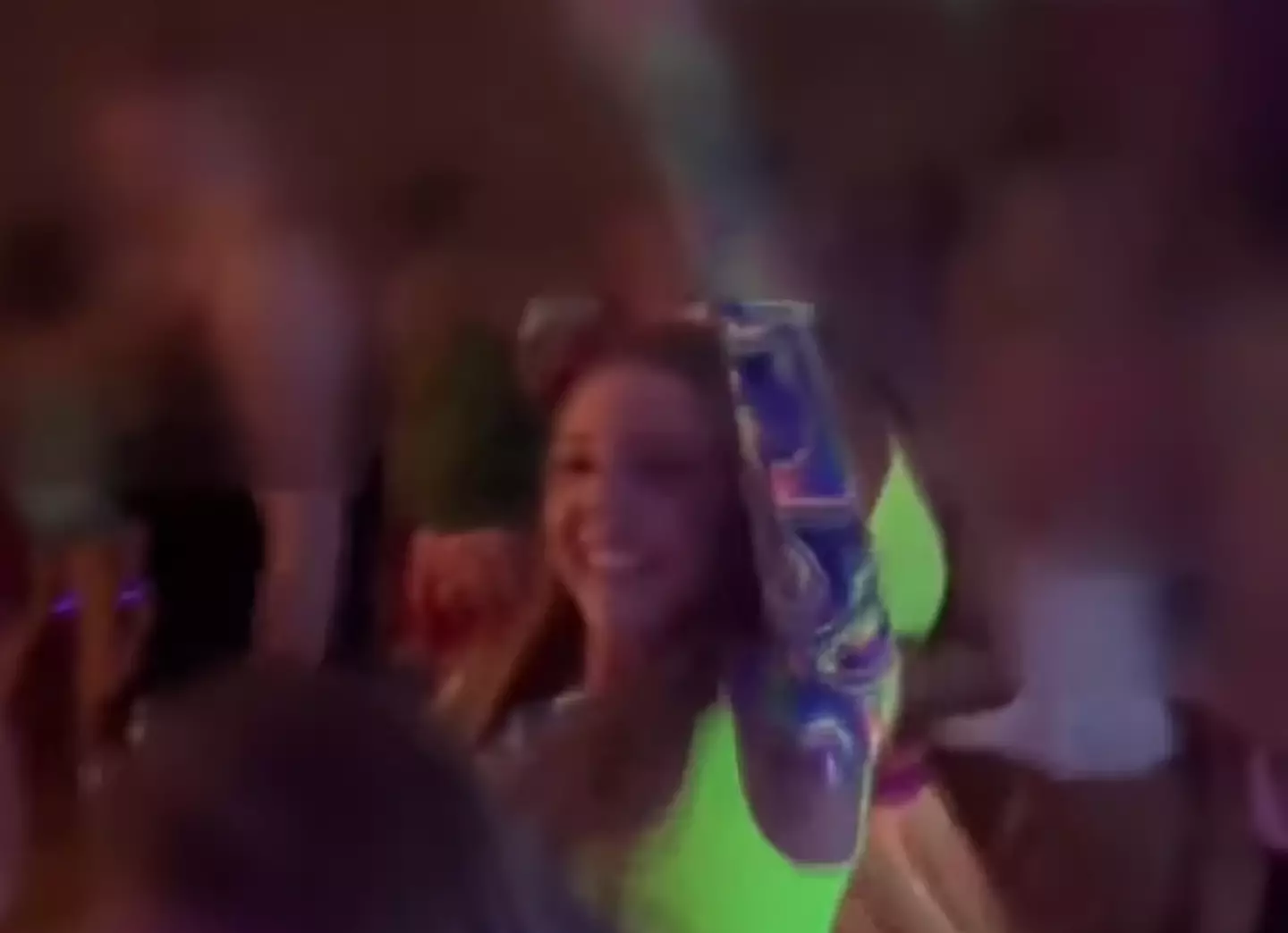 The Lousiana teen was filmed dancing at a private Homecoming party.