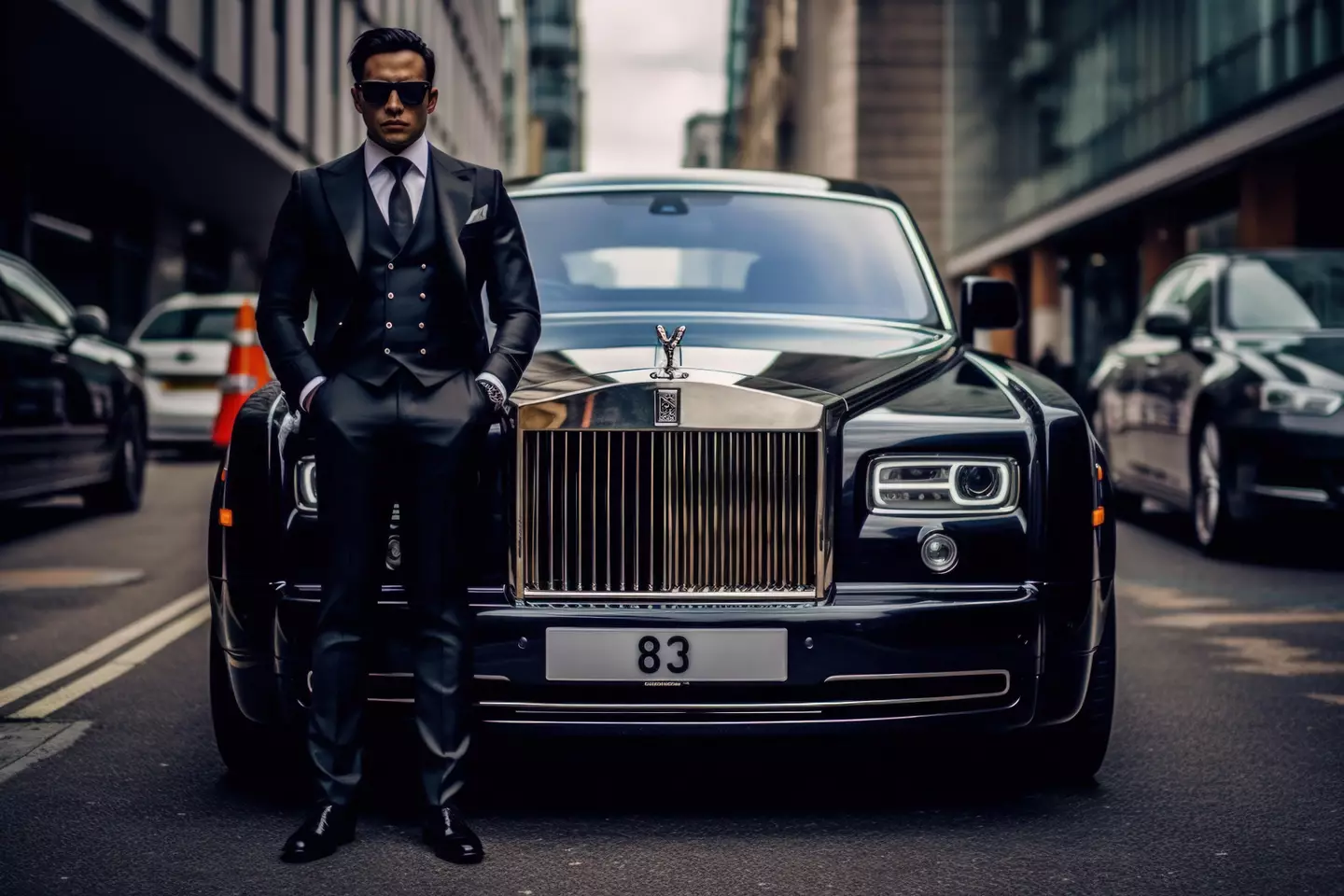 Mr Rolls Royce looks like some guy who tries to convince you his wealth doesn't come from his parents.