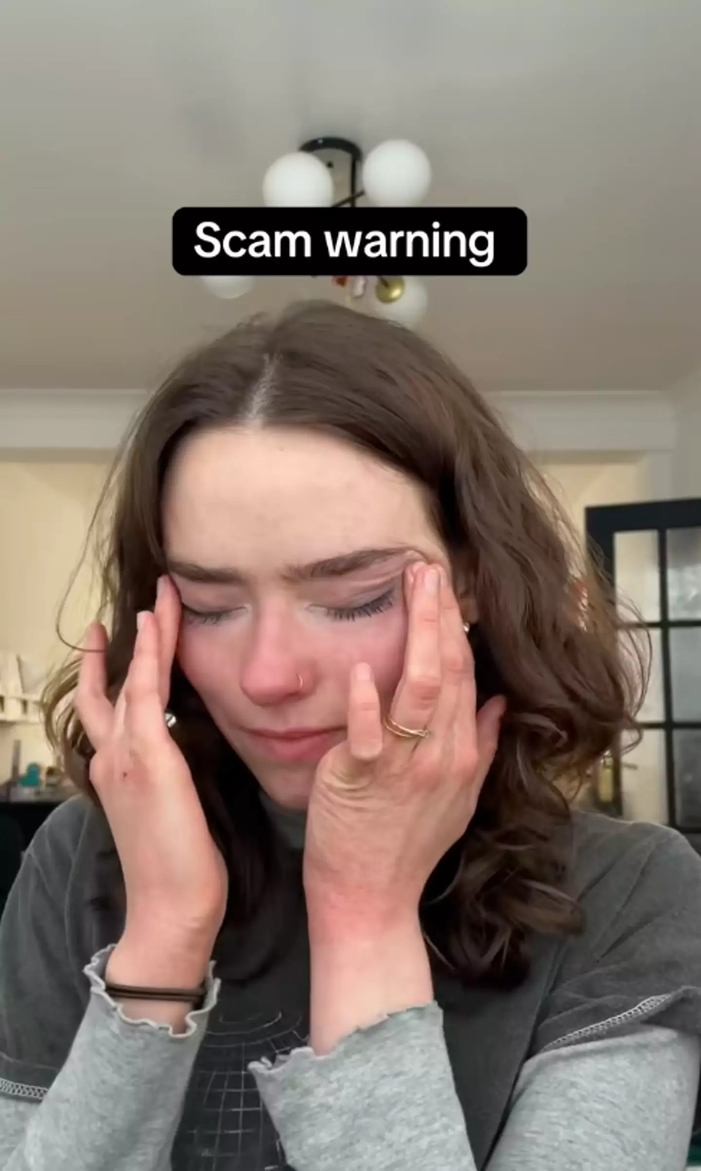 The mum issued a warning to her followers (TikTok/@winnieandminnie0)