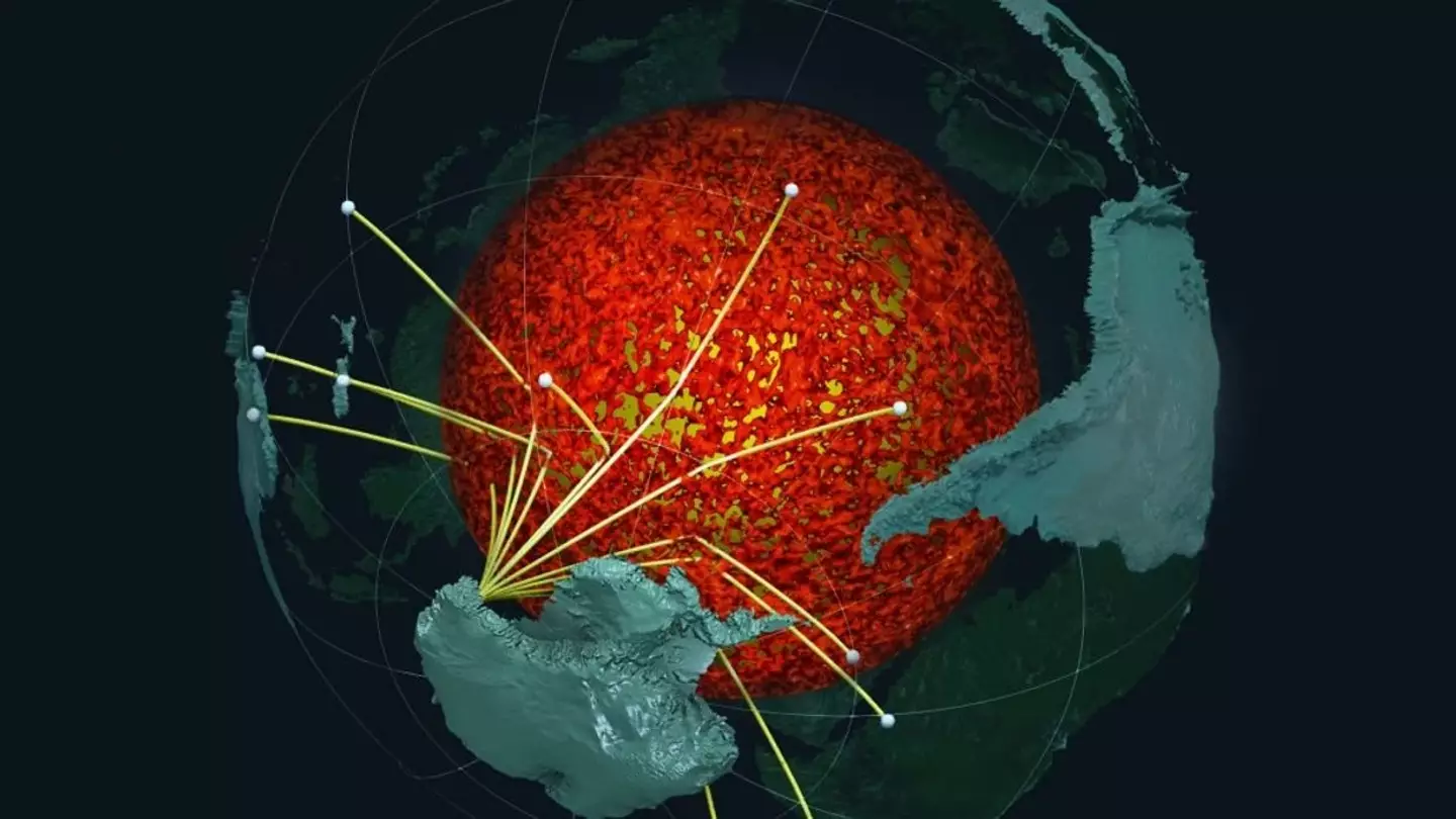 The study, led by the University of Alabama, used high-resolution mapping of the core.