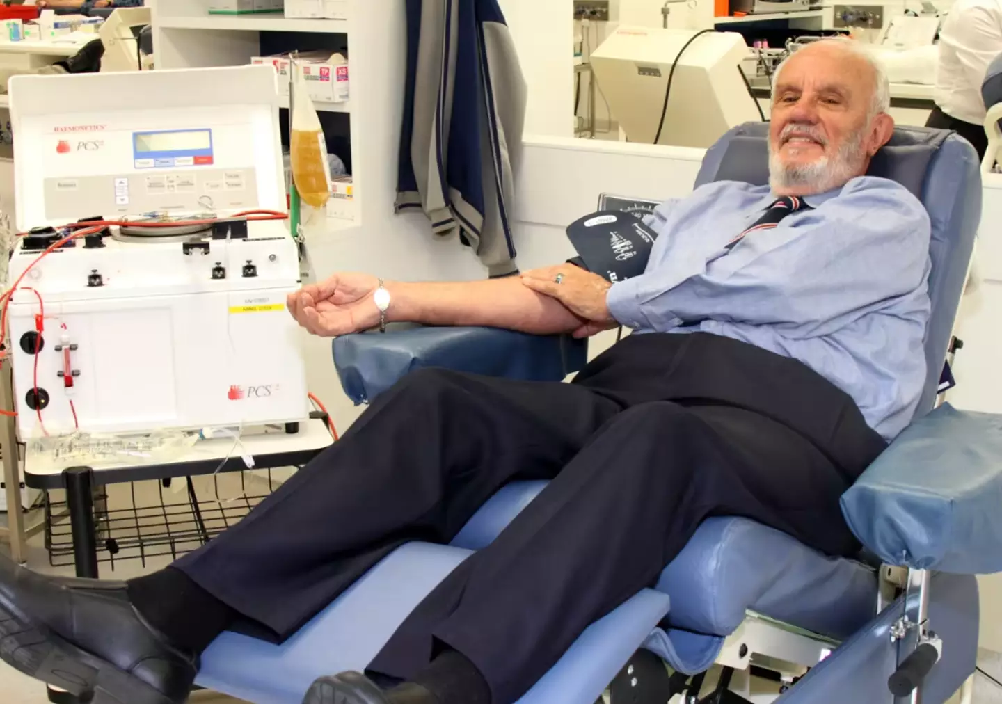 James Harrison donated blood for over 60 years.