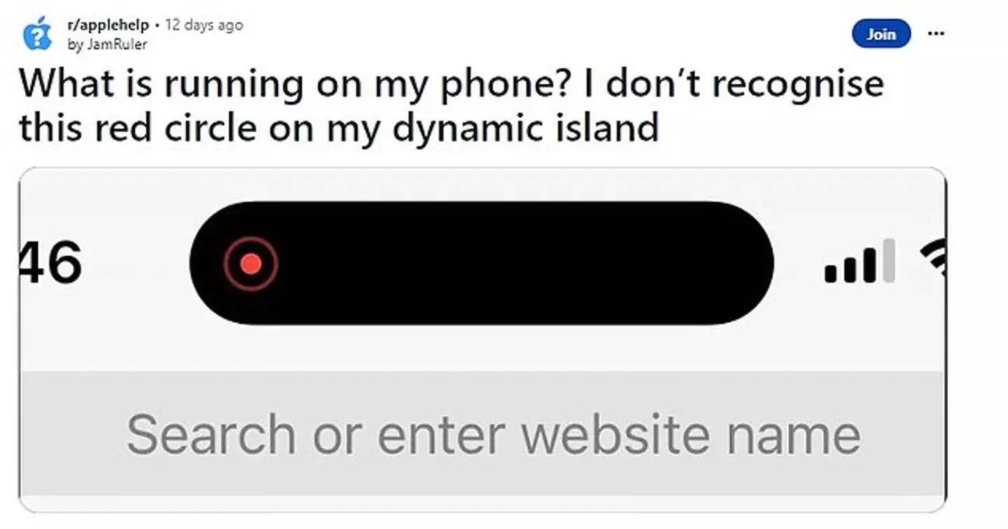 Some Apple users are only just realizing what the red circle on the top of their iPhone means.