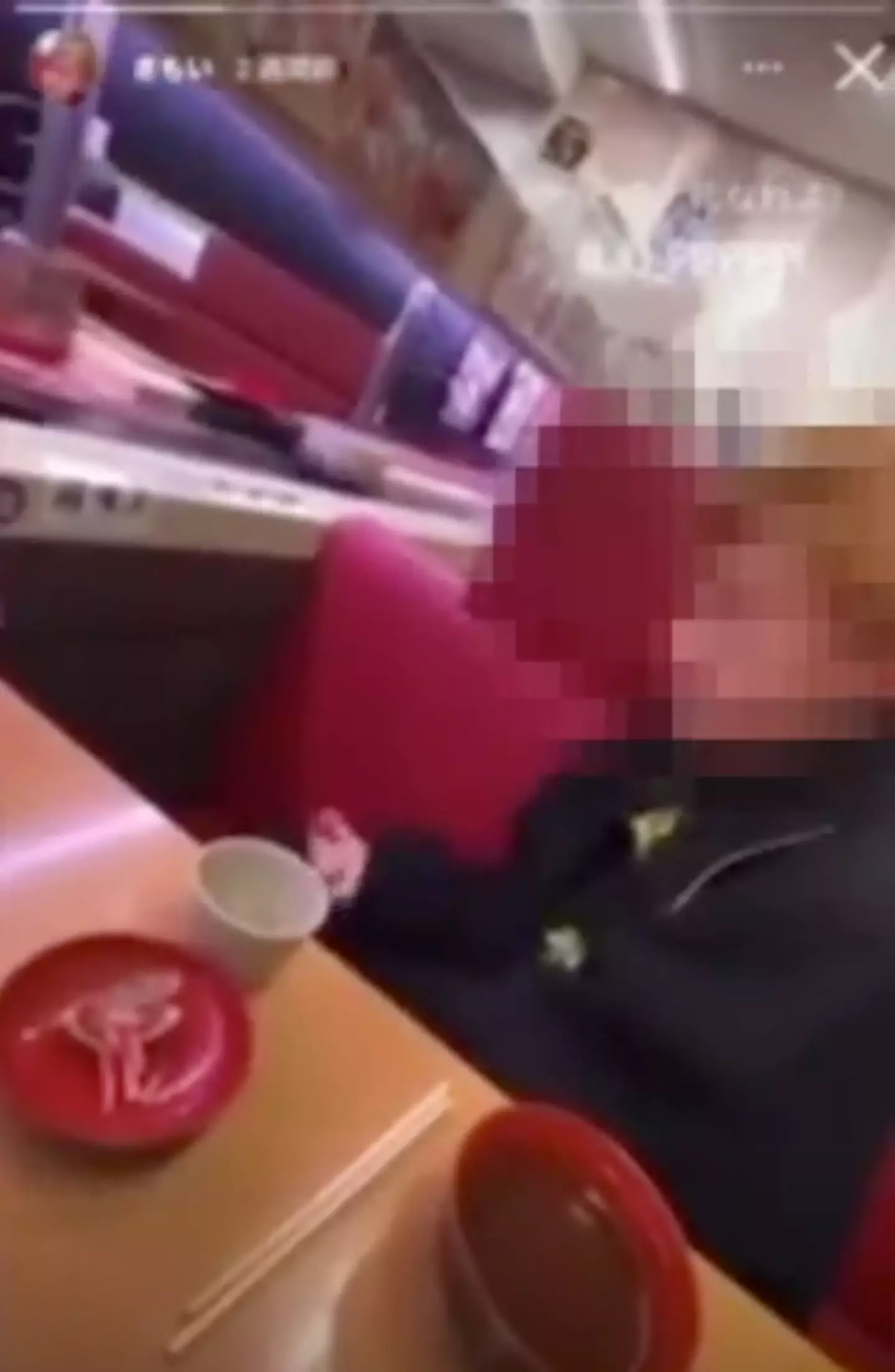 The food on the conveyor belt was affected.