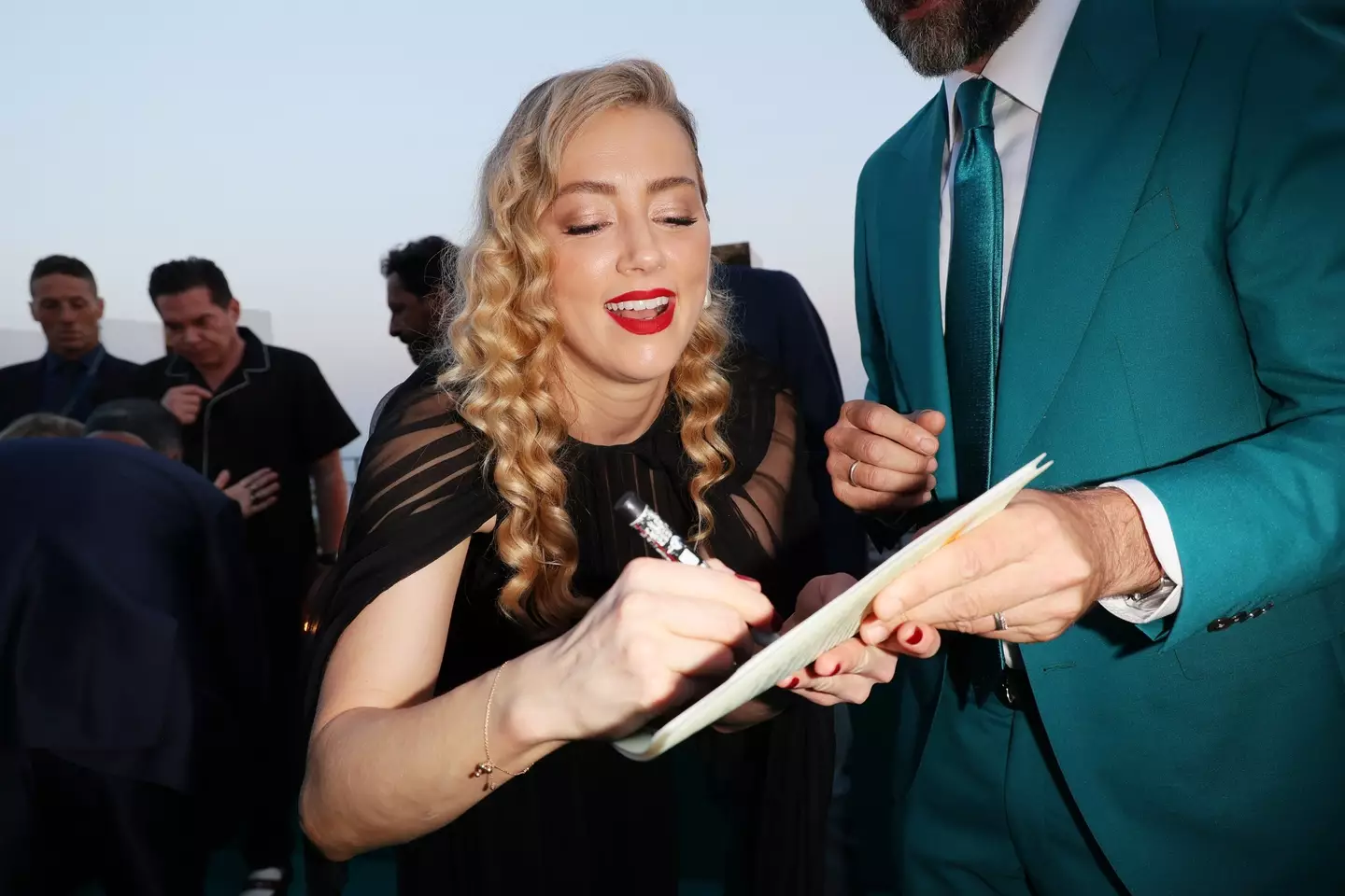 Amber Heard is one of the people considered to have the best facial proportions according to this ratio (Ernesto Ruscio/Getty Images)