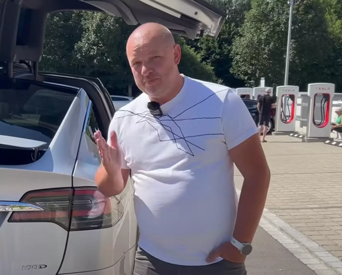 Christian was more than a little happy with his 'baby' (Out of Spec Review/YouTube)