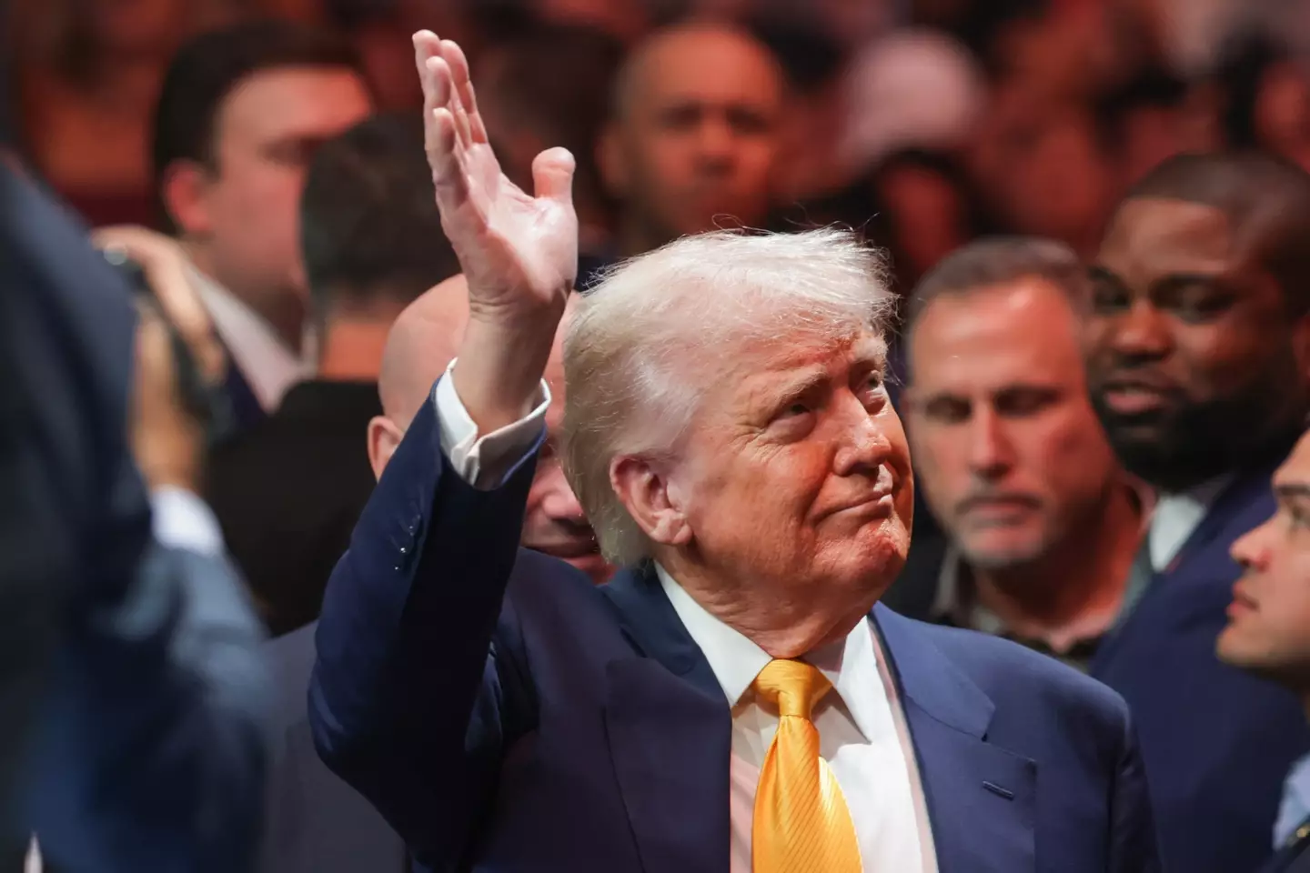 Put your hand in the air if you had the 'warped idea' of unleashing tariffs across the globe? (Joe Raedle/Getty Images)
