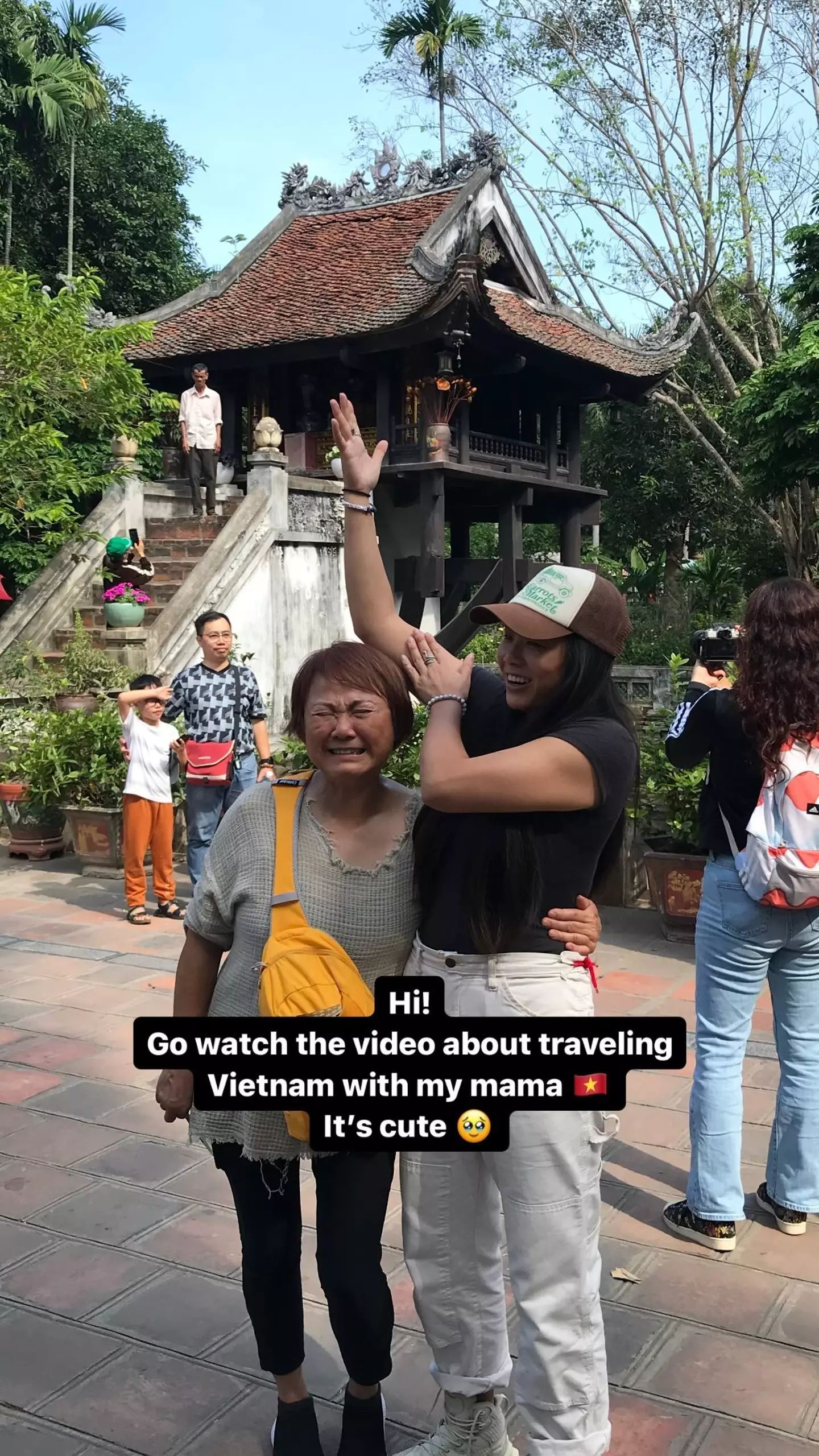 Breannah took her mom to Vietnam.