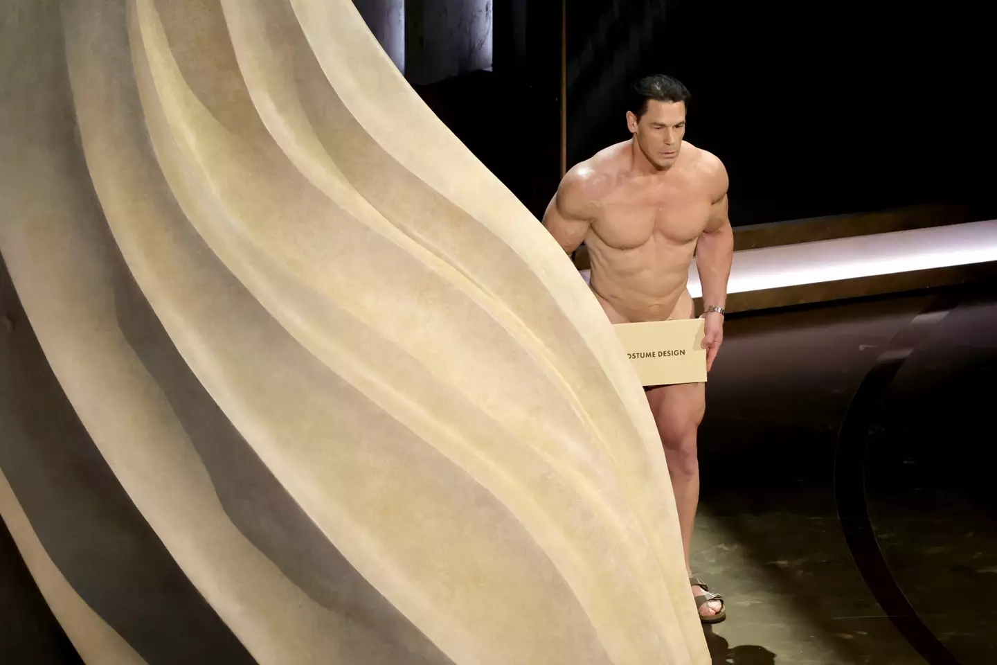 John Cena sported his birthday suit for the Oscars.