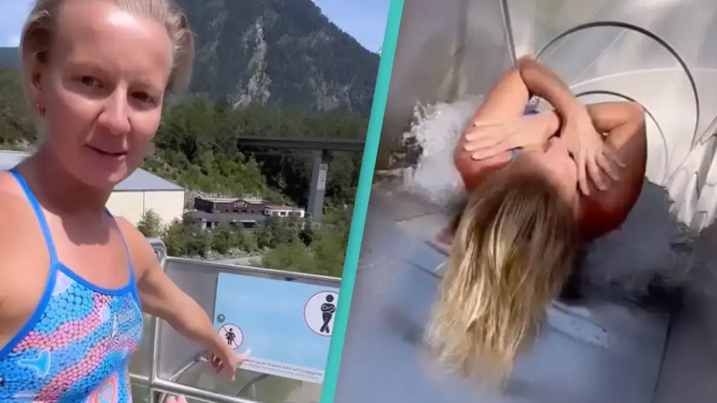 Bizarre reason why women are banned from using waterslide that has strict warning