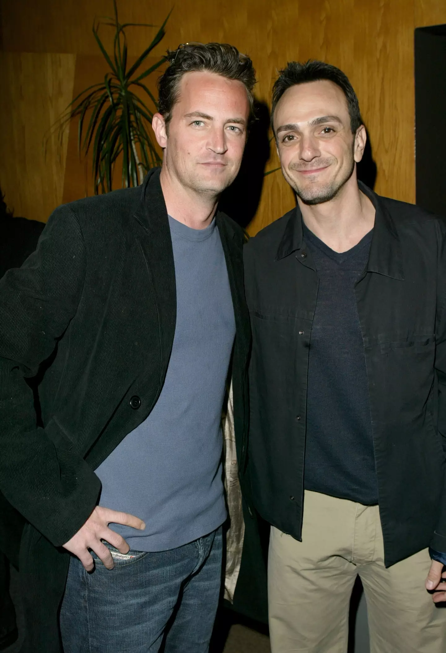 Hank Azaria and Matthew Perry had been friends for years.