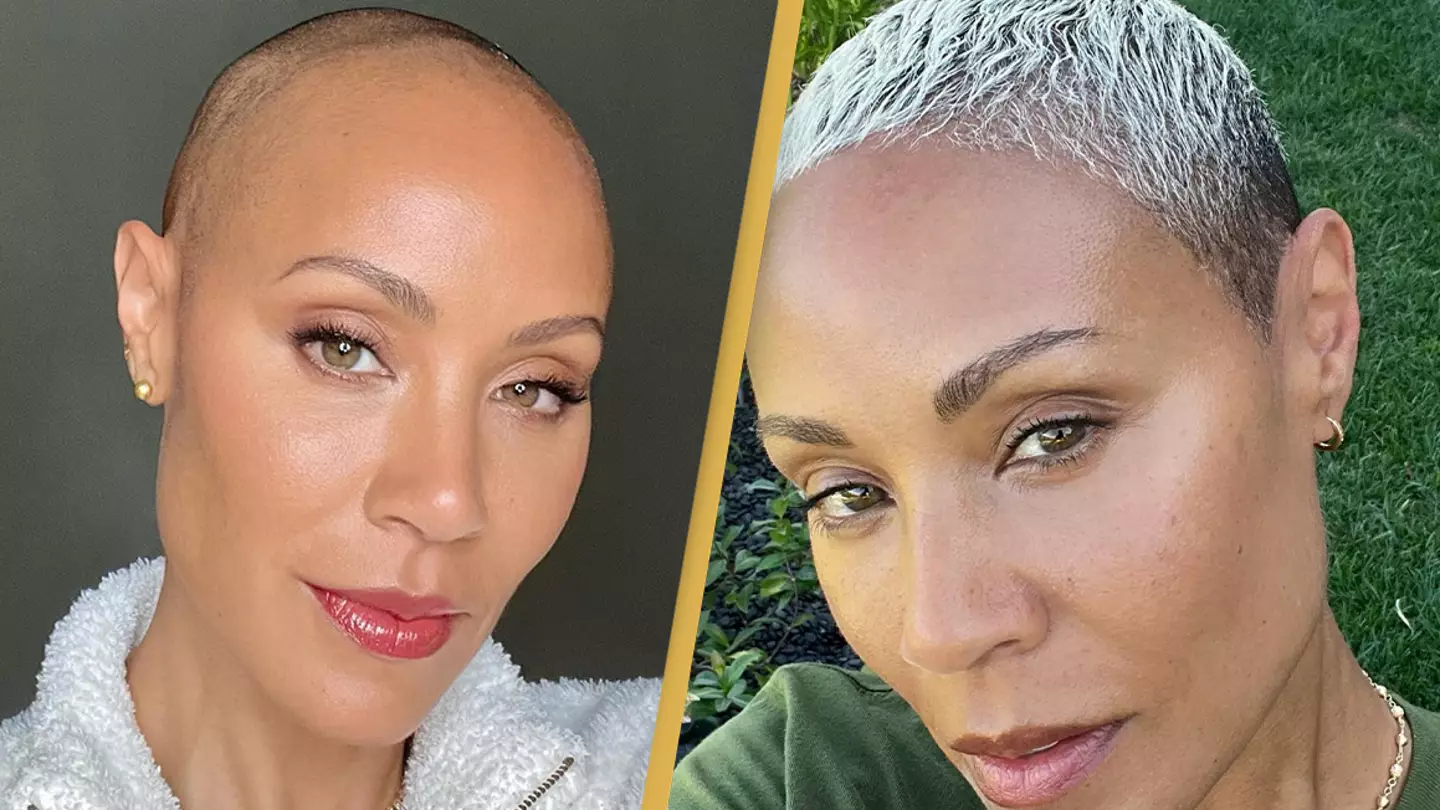 Jada Pinkett Smith shows her hair making a 'come back' as she continues to battle alopecia