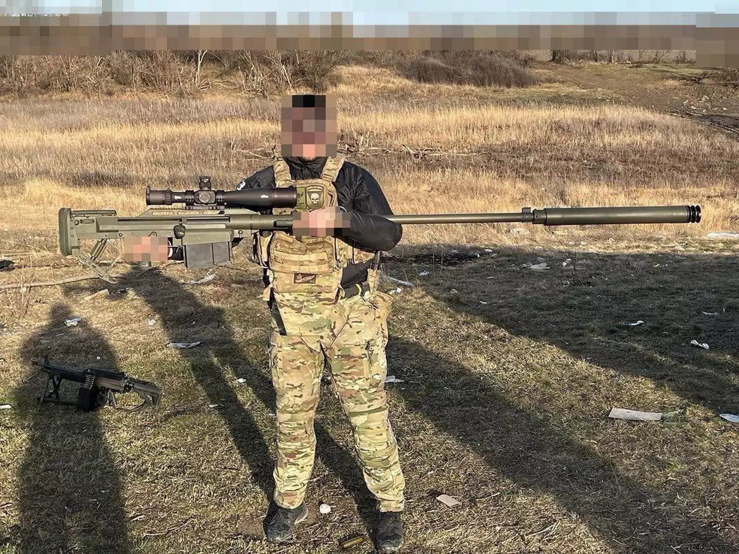 The 14.5mm Alligator sniper rifle - which is used by most snipers in Ukraine (X/front_ukrainian)