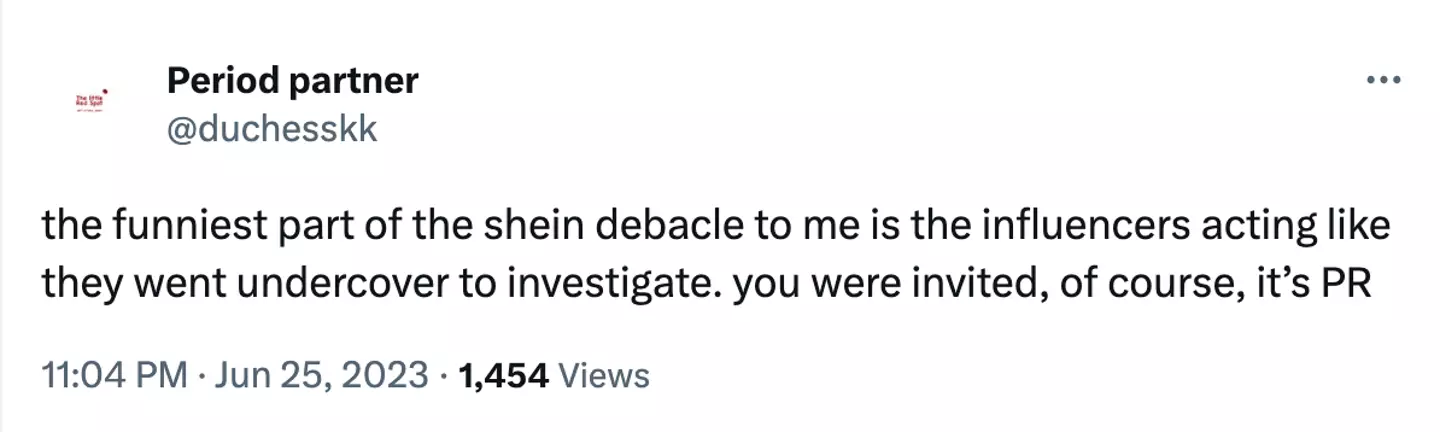 Many have taken to social media to call the influencers out.