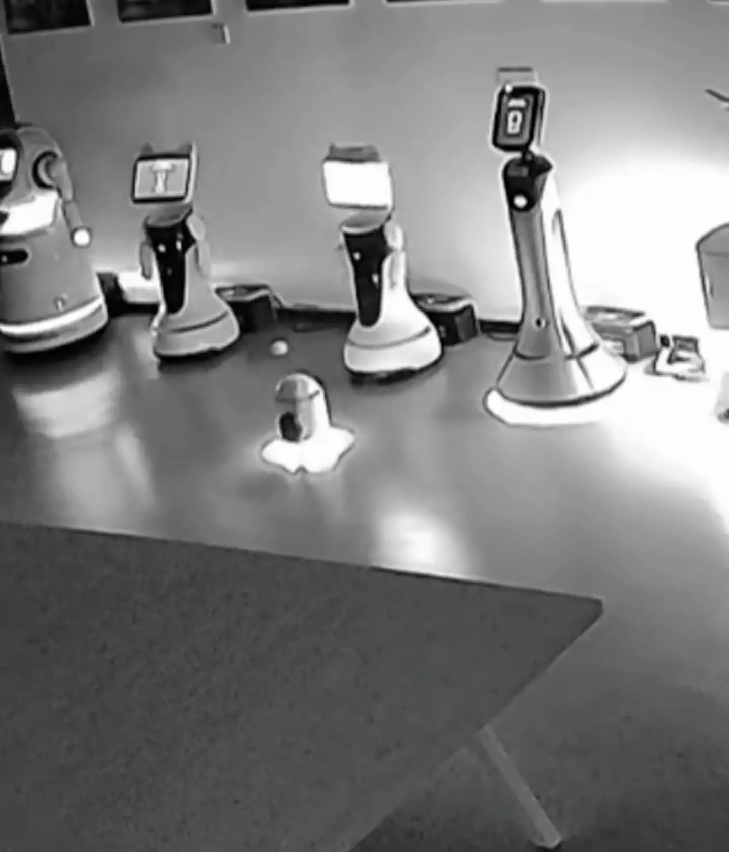 Just one robot convincing another robot to follow him, nothing to see here (bay2nd/douyin)