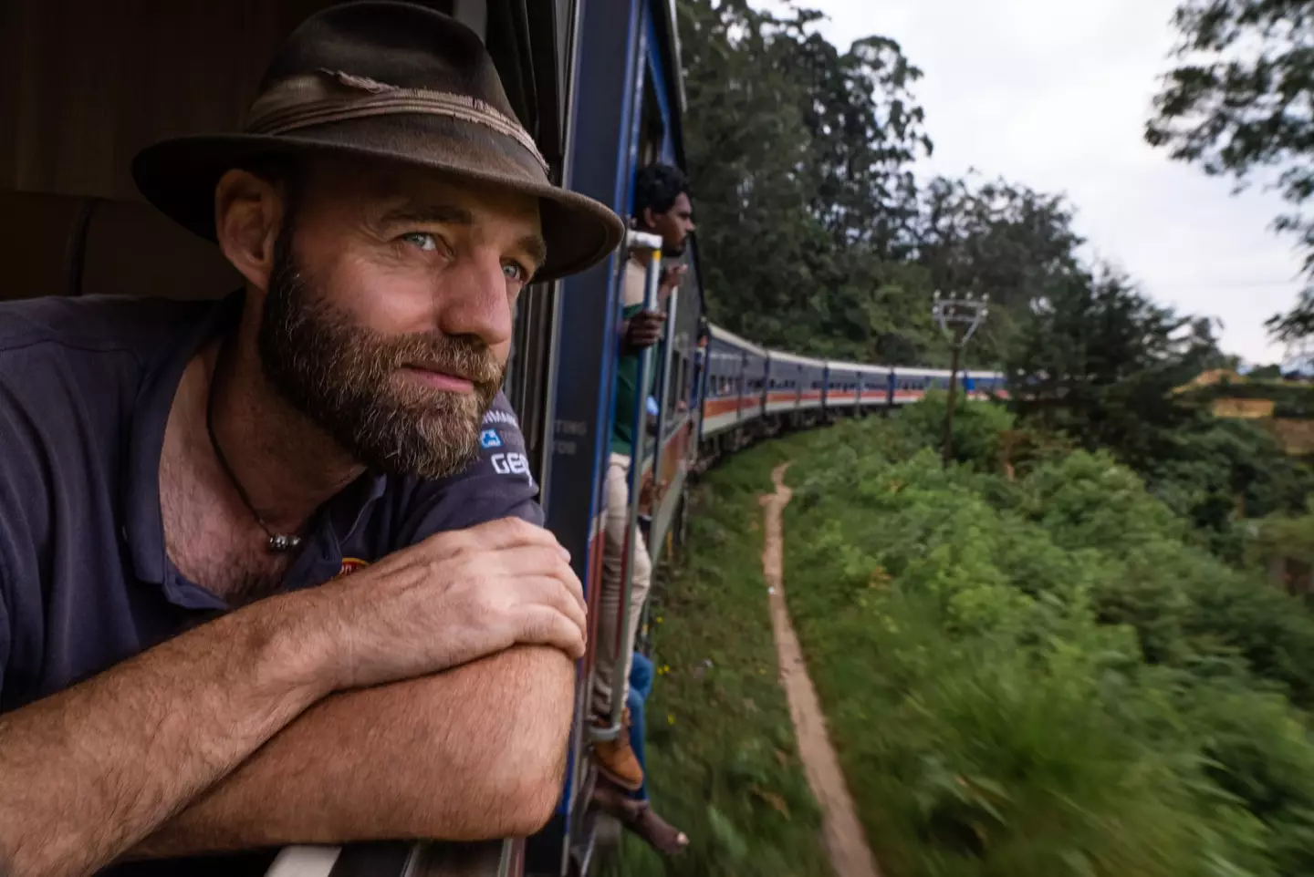 Thor has visited every country in the world without catching a flight (Supplied)