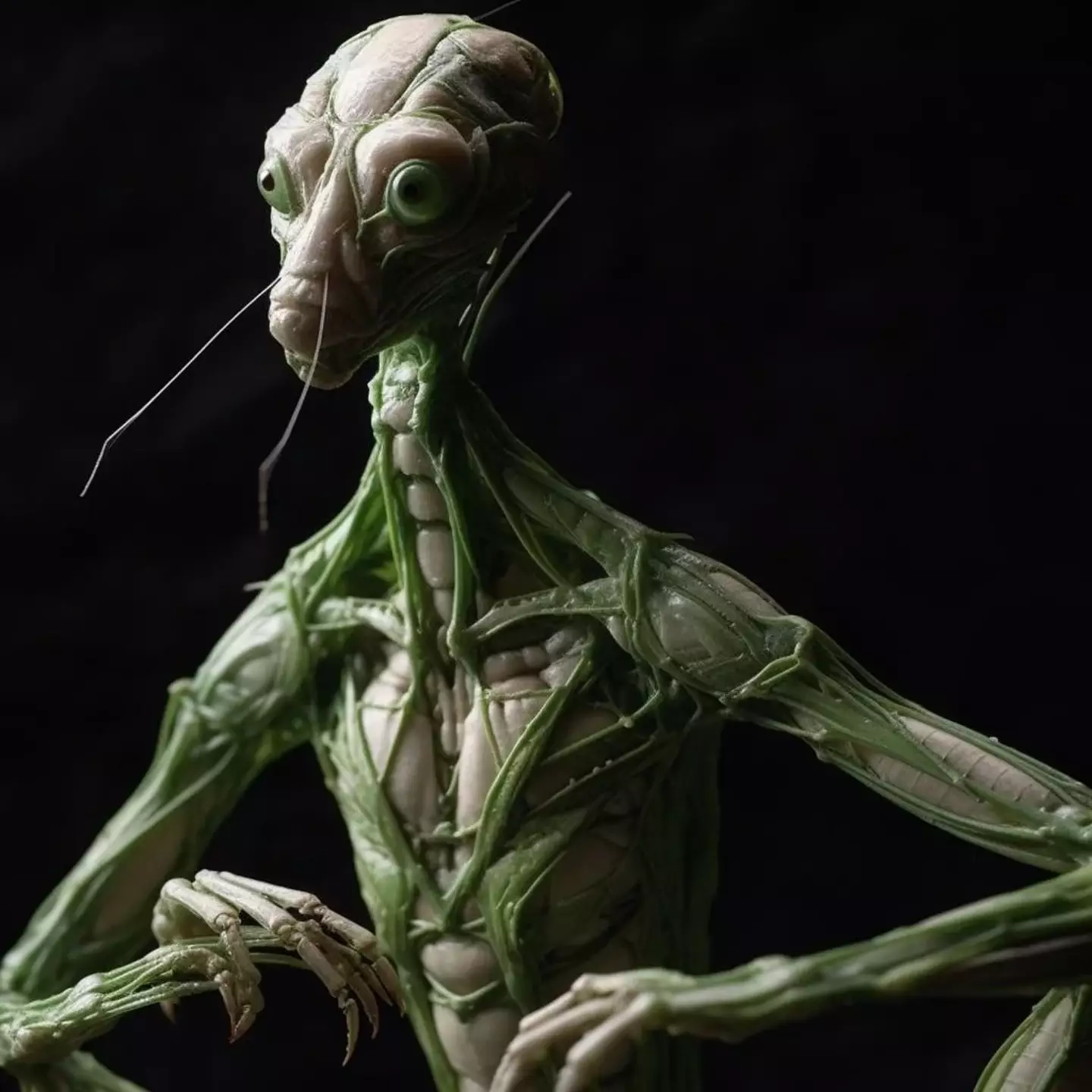 A render of a human mantis that looks pretty cool.