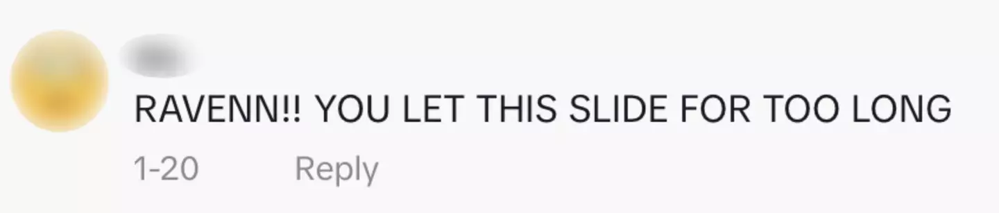 Viewers were left shocked at the revelation.