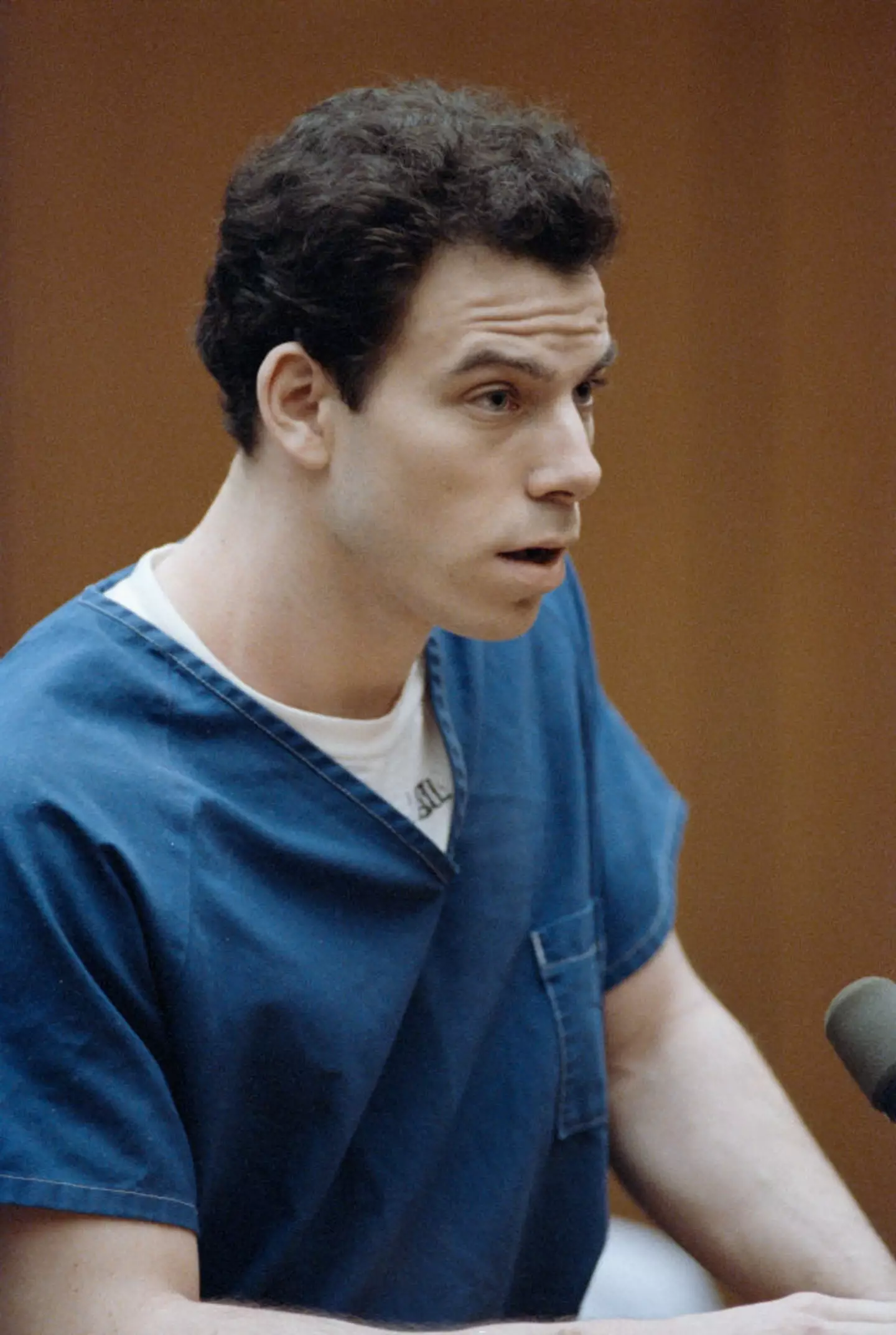 Erik Menendez in court in 1994 (Ted Soqui/Sygma via Getty Images)
