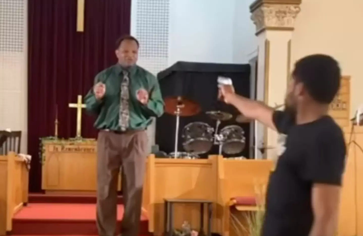 A man pointed a gun at the pastor (CBS Pittsburgh)