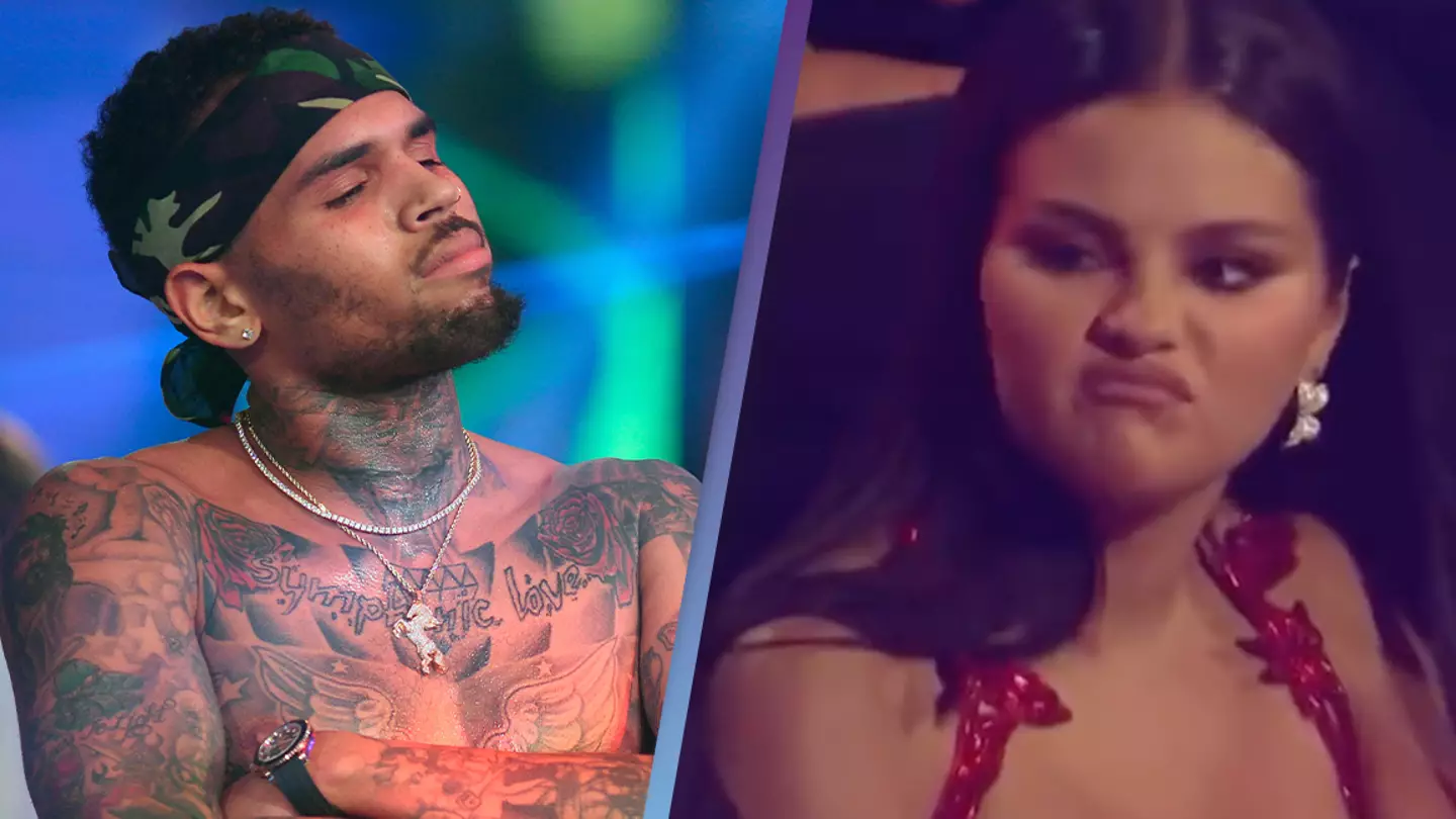 Chris Brown 'responds' to Selena Gomez's viral reaction to his MTV VMA nomination