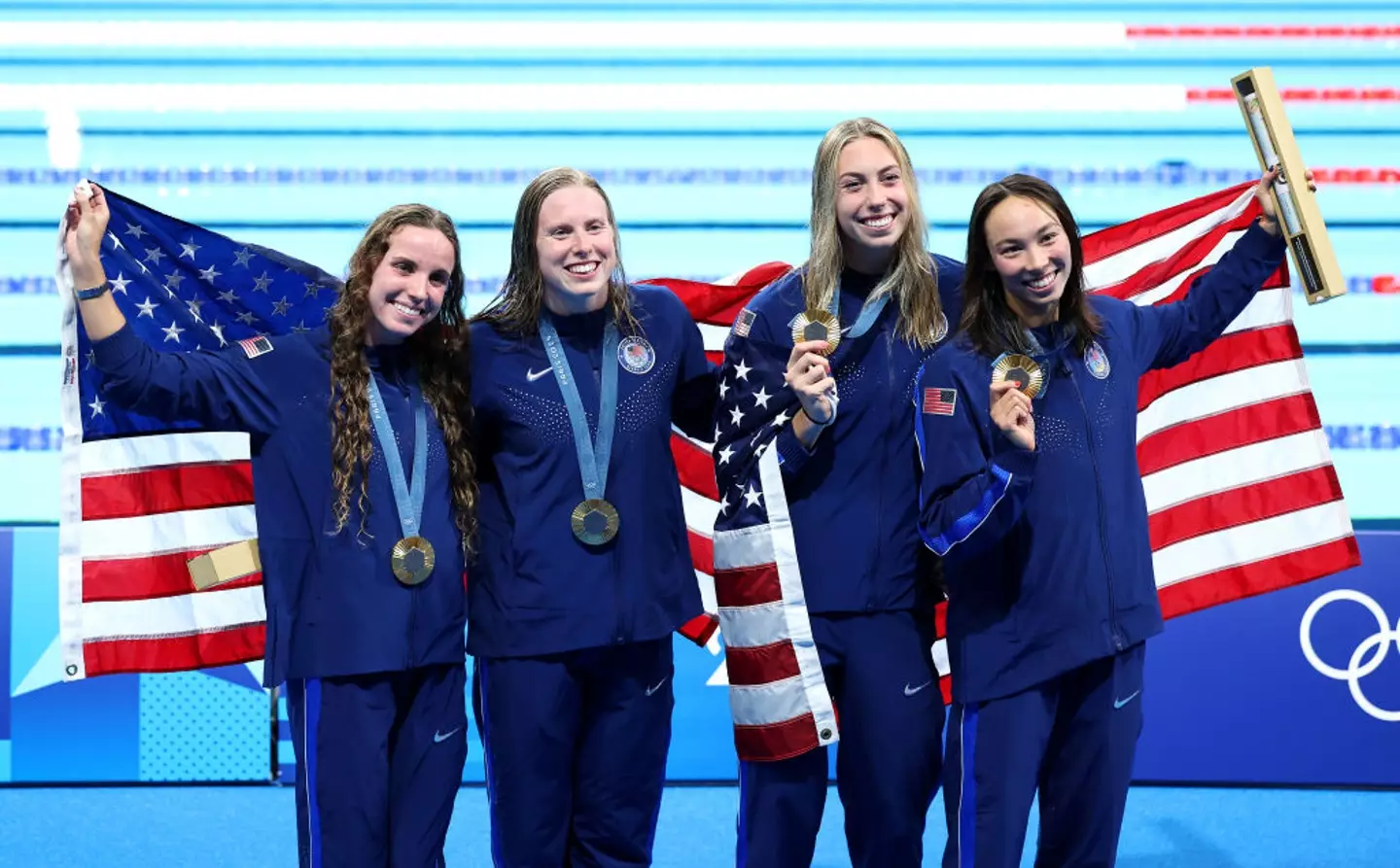 Swimmers Regan Smith, Lilly King, Gretchen Walsh and Torri Huske took home gold yesterday (Quinn Rooney/Getty Images)