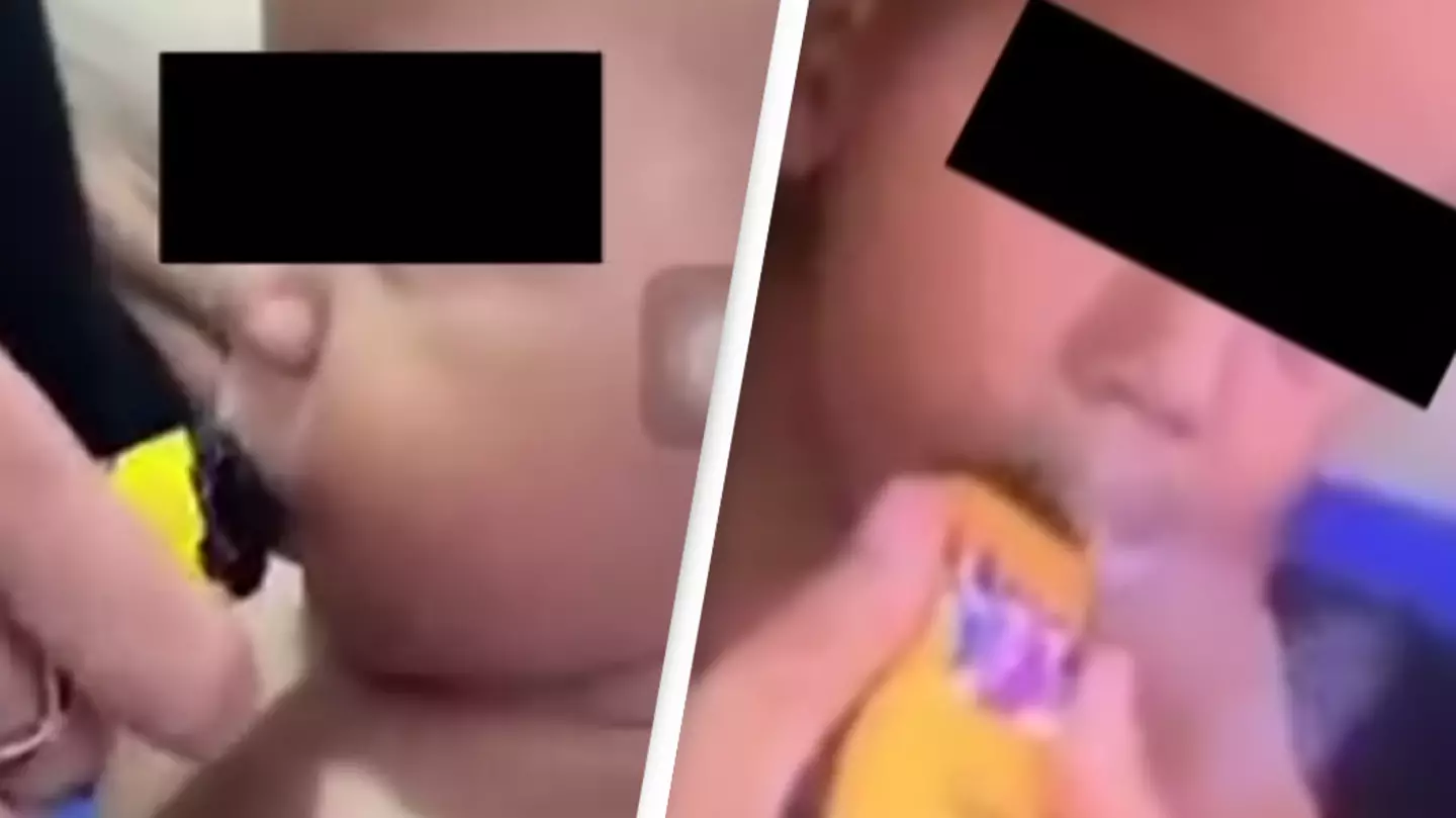 Police won't charge family after baby was seen in shocking video puffing on a vape