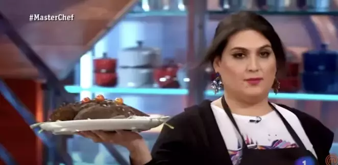 Things likely didn't go as well as Sarah was hoping (YouTube/MasterChef España)