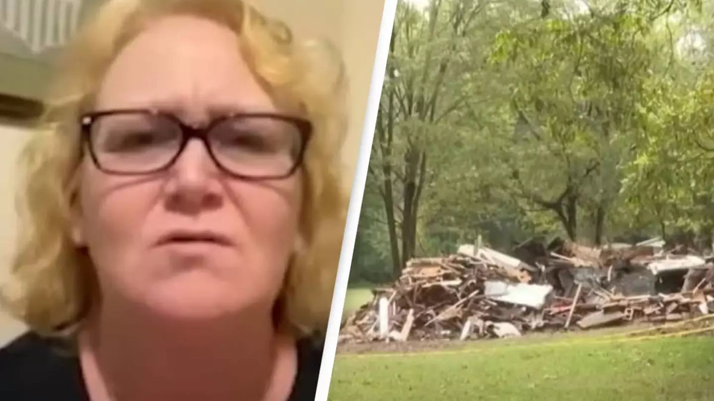 Woman sees her house accidentally bulldozed and then gets charged to clean up the mess