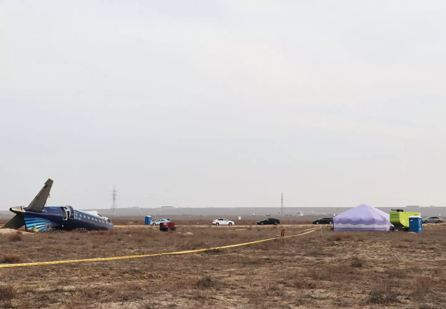 38 people have sadly died following a plane crash in Kazakhstan (Meiramgul Kussainova/Anadolu via Getty Images)