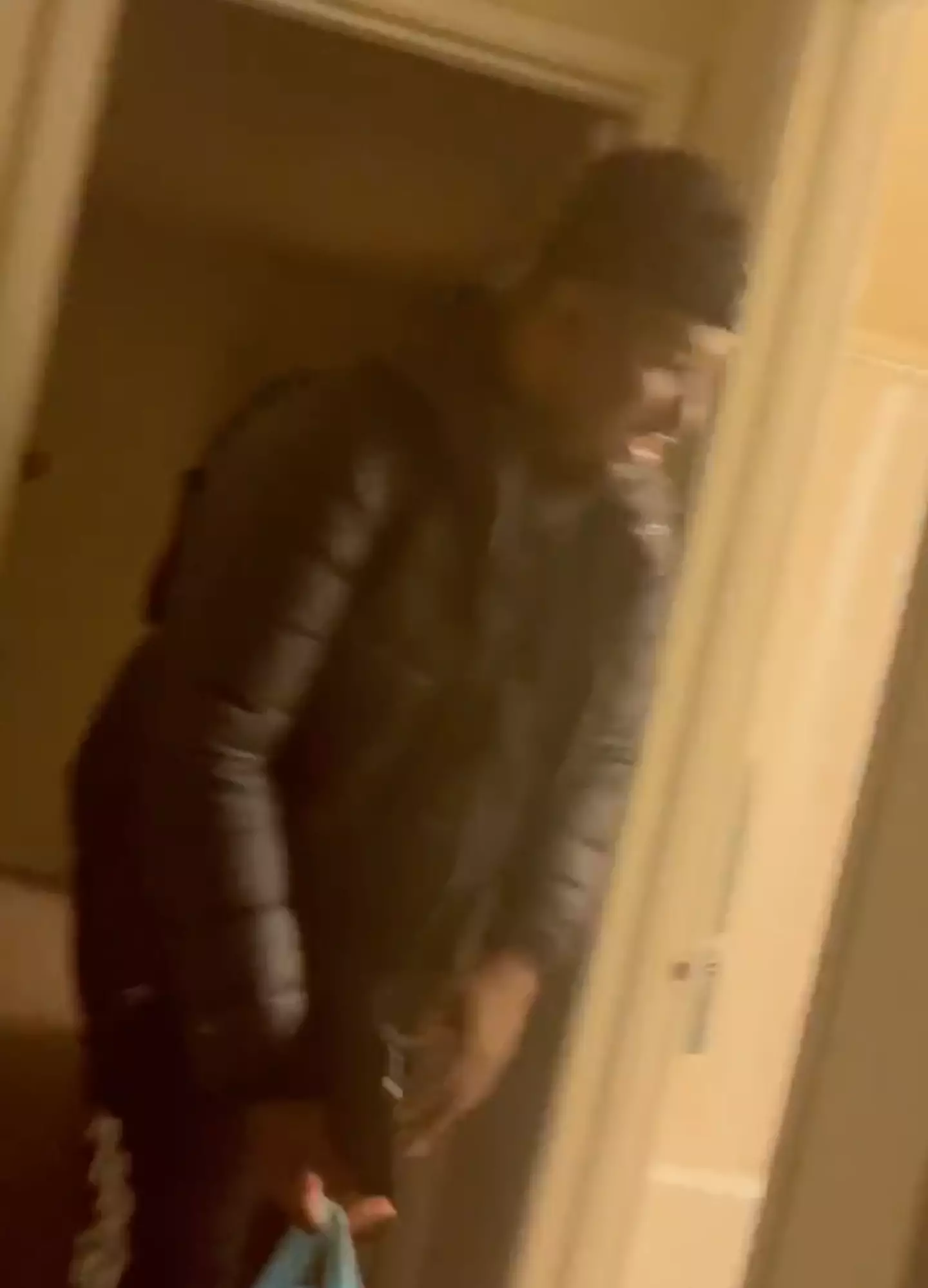 The man even explained how they got in.