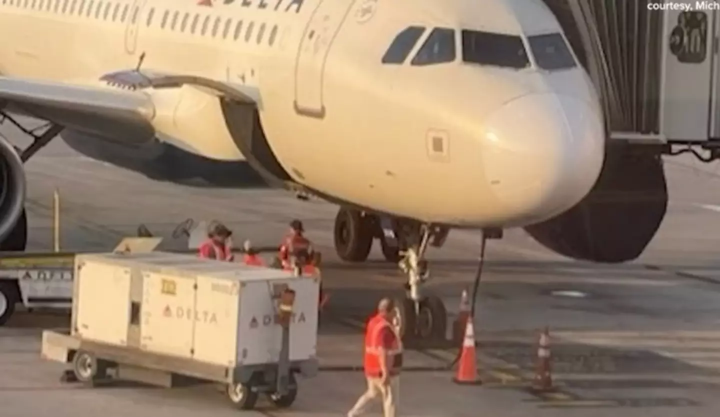 The incident took place on Friday at San Antonio airport.