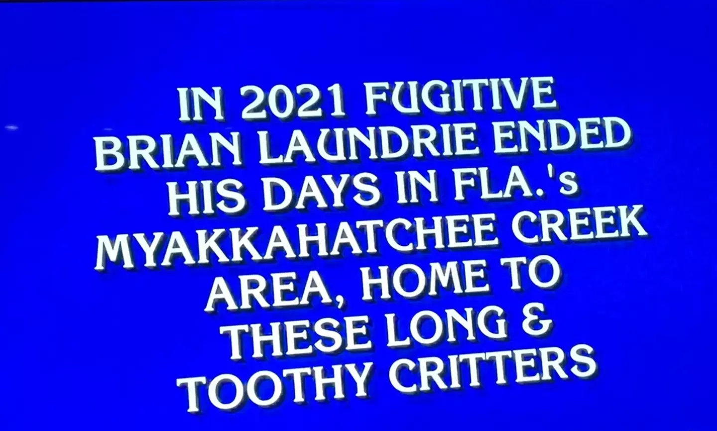 Jeopardy! has been criticised for the 'insensitive' clue.