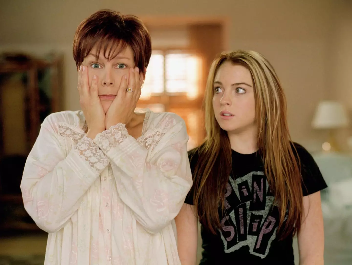 Jamie Lee Curtis and Lindsay Lohan starred in Freaky Friday.