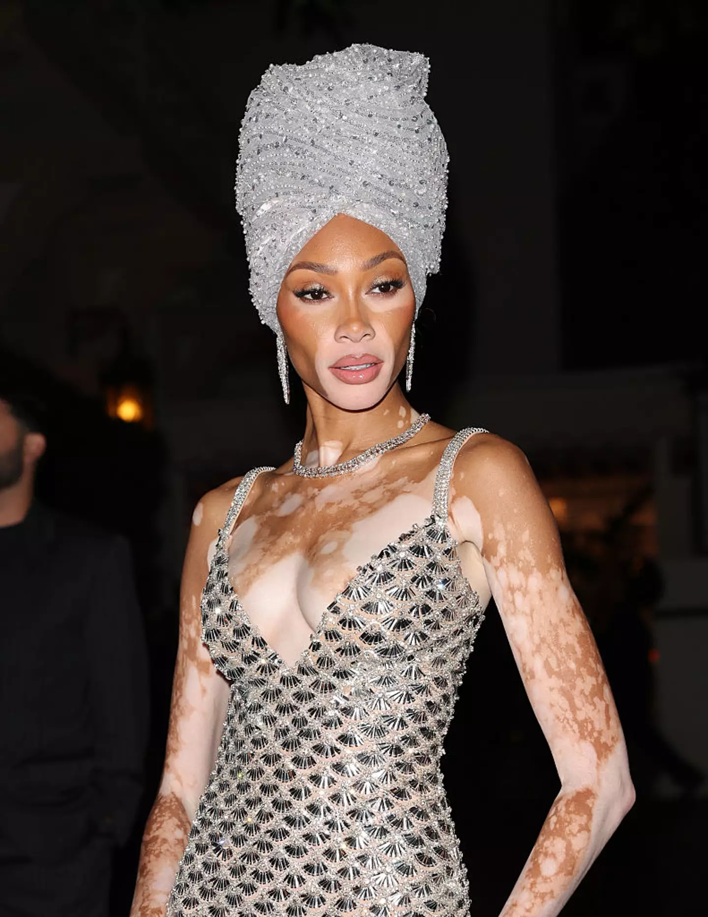 The model is clearly a huge fan of Whitney (PG/Bauer-Griffin/GC Images)