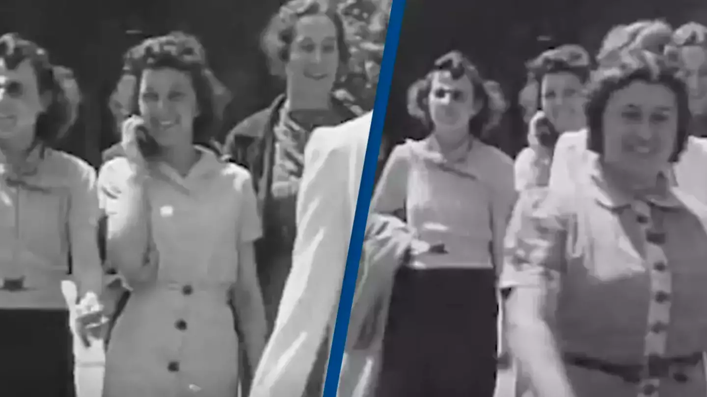Woman spotted 'chatting on phone' in 1938 video that 'proves time travel exists'