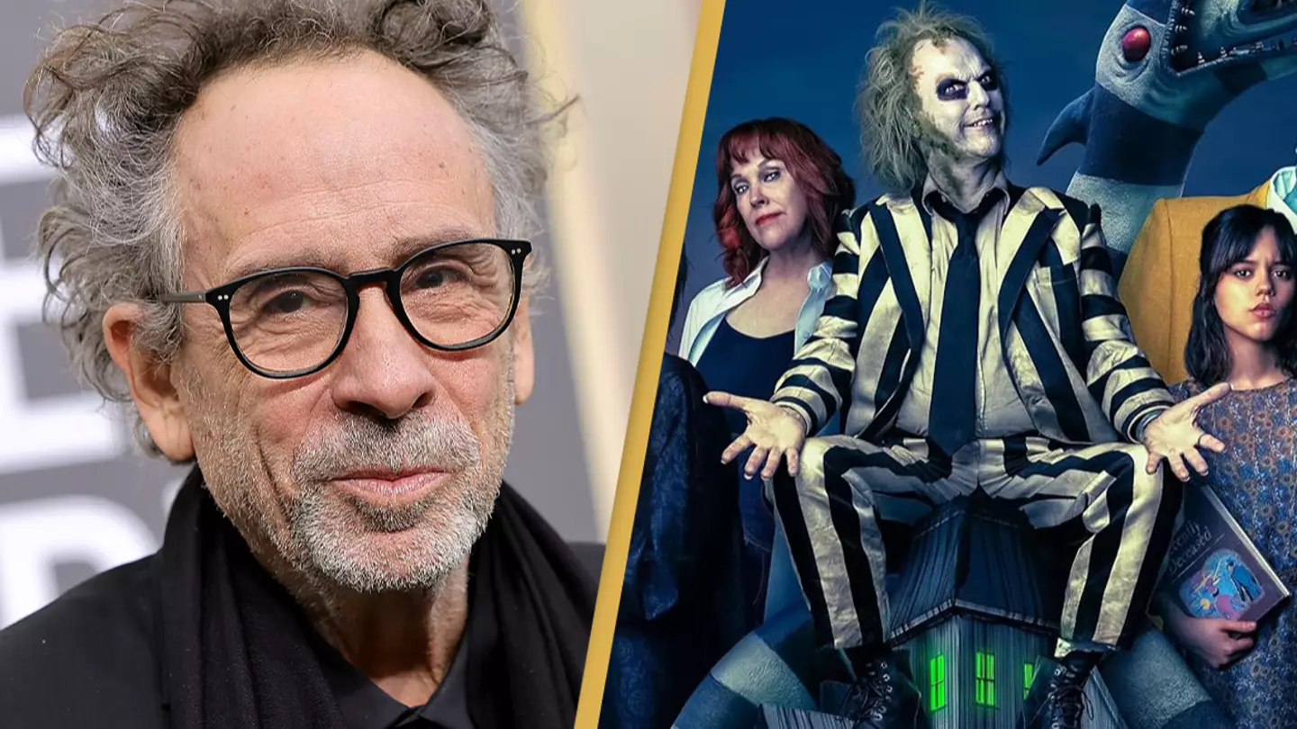 Tim Burton explains why his films have so many white people as Beetlejuice 2 is labeled 'racist'