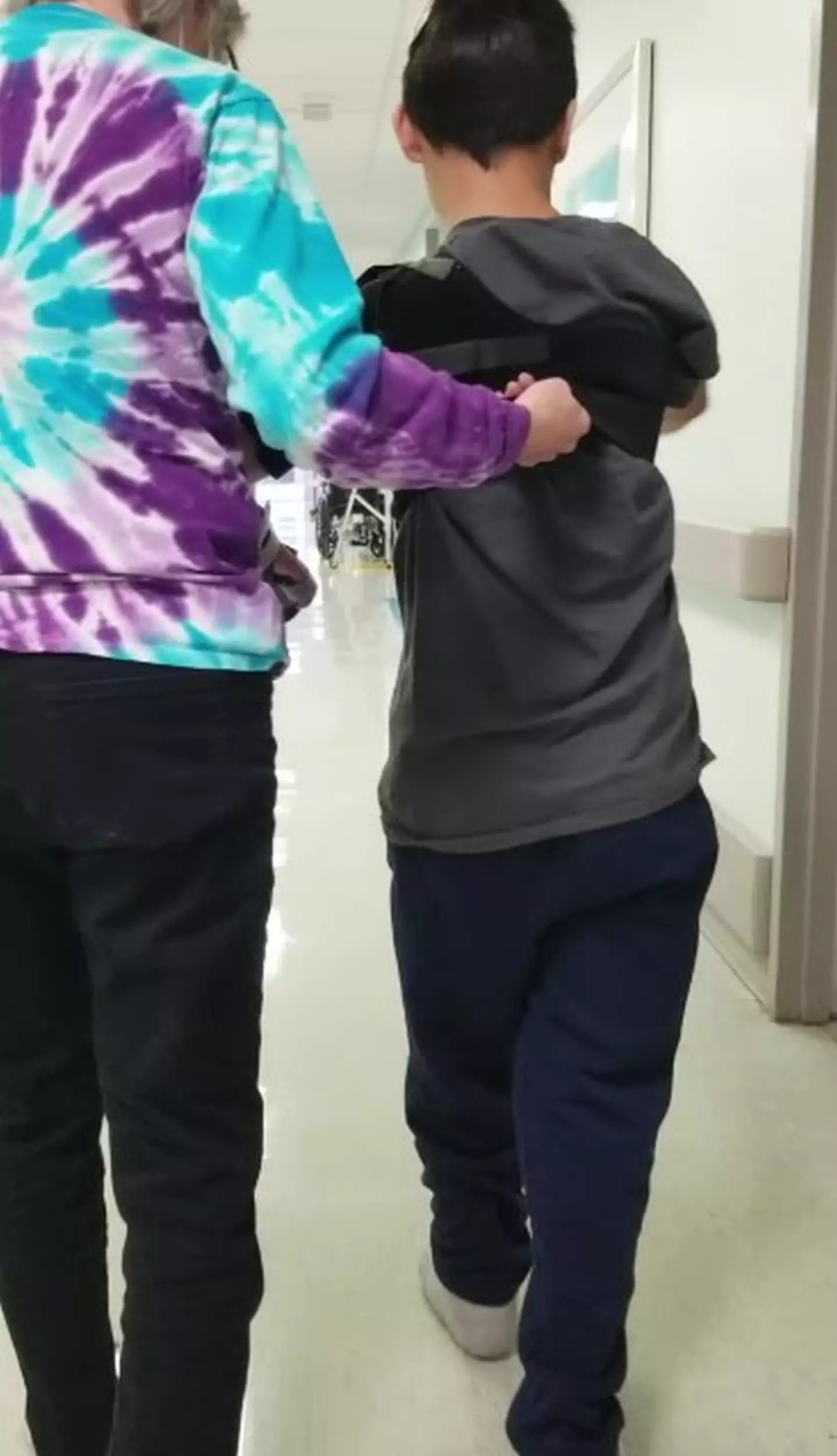 Zach had to re-learn how to speak and walk.