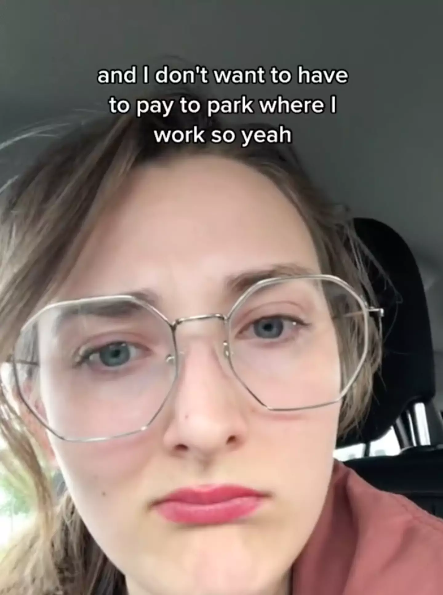 Indie also doesn't want to pay for parking at a job.