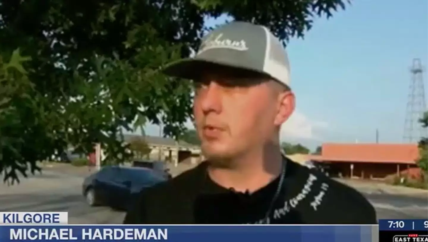 Michael Hardeman said his son was 'struggling' and 'embarrassed' after the alleged attack (KLTV)