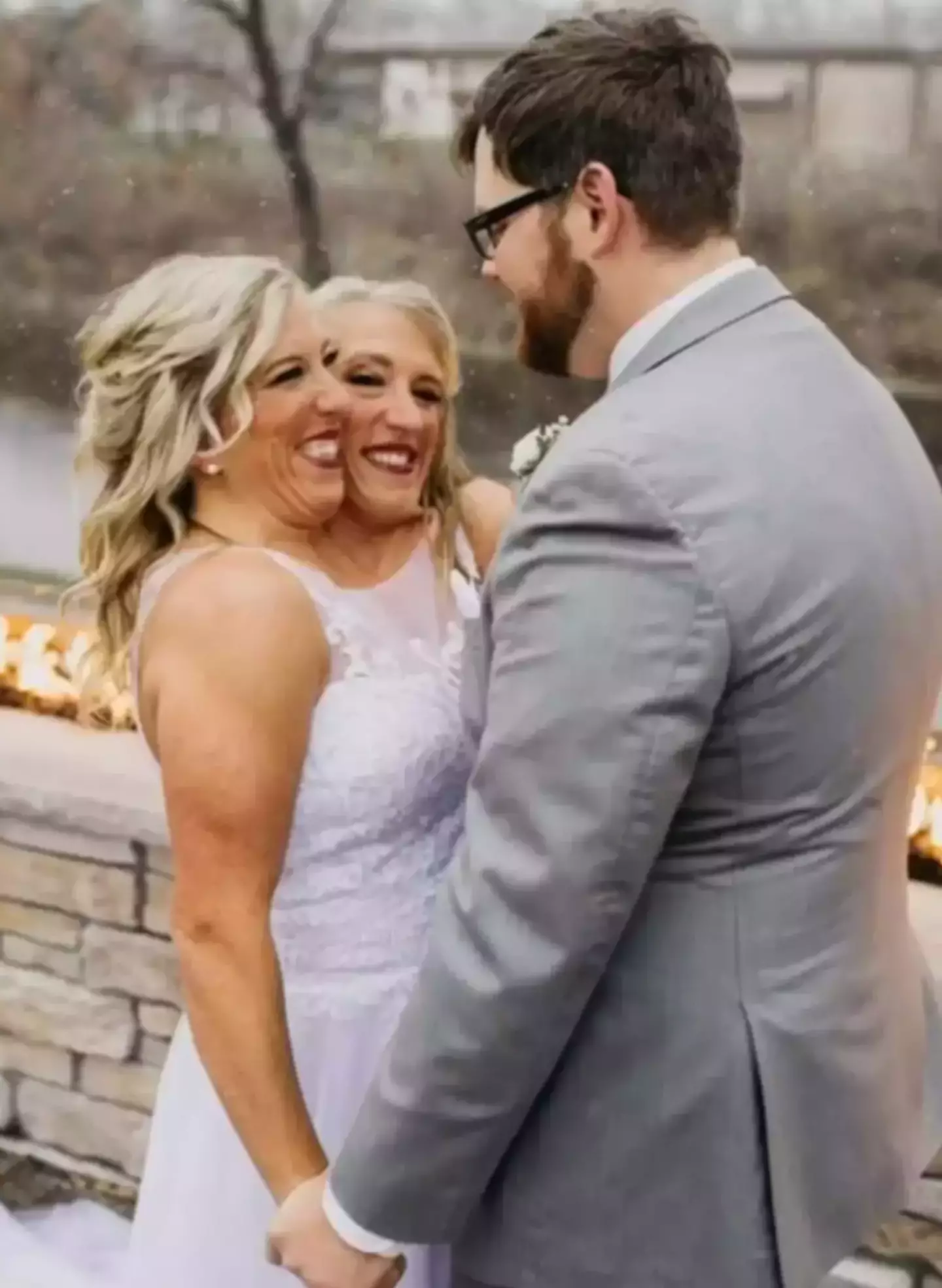Abby married US veteran Josh Bowling and the marriage has everyone asking the same question (Facebook)