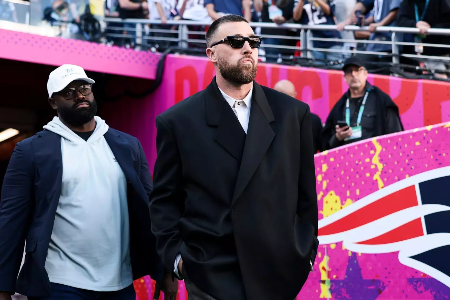 Travis Kelce was at the Super Bowl (Kathryn Riley/Getty Images)