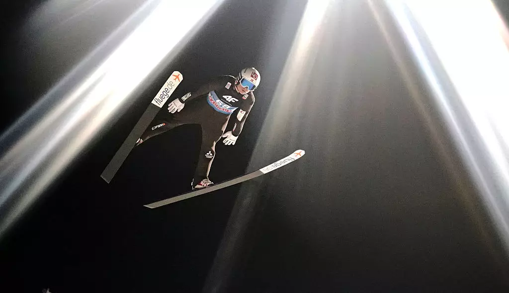 Marius Lindvik was found guilty of tampering with the crotch of his ski suit (GEORG HOCHMUTH / APA / AFP via Getty Images) / Austria OUT)