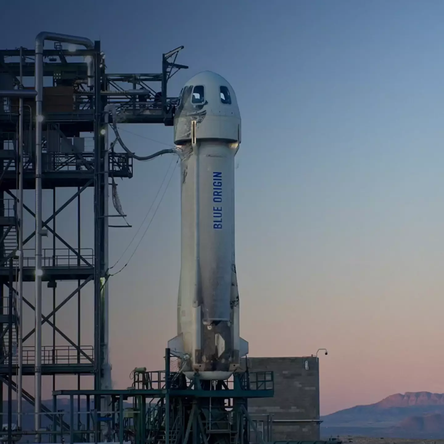 Blue Origin's New Shepherd spacecraft (Blue Origin/Instagram)