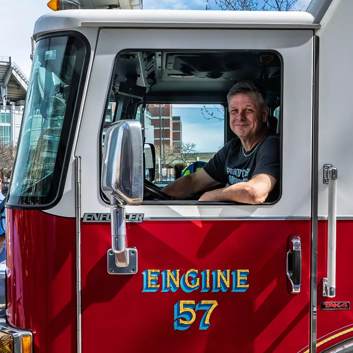 Dorsey has been working as a pump operator on Engine 57 for 21 years (GoFundMe)