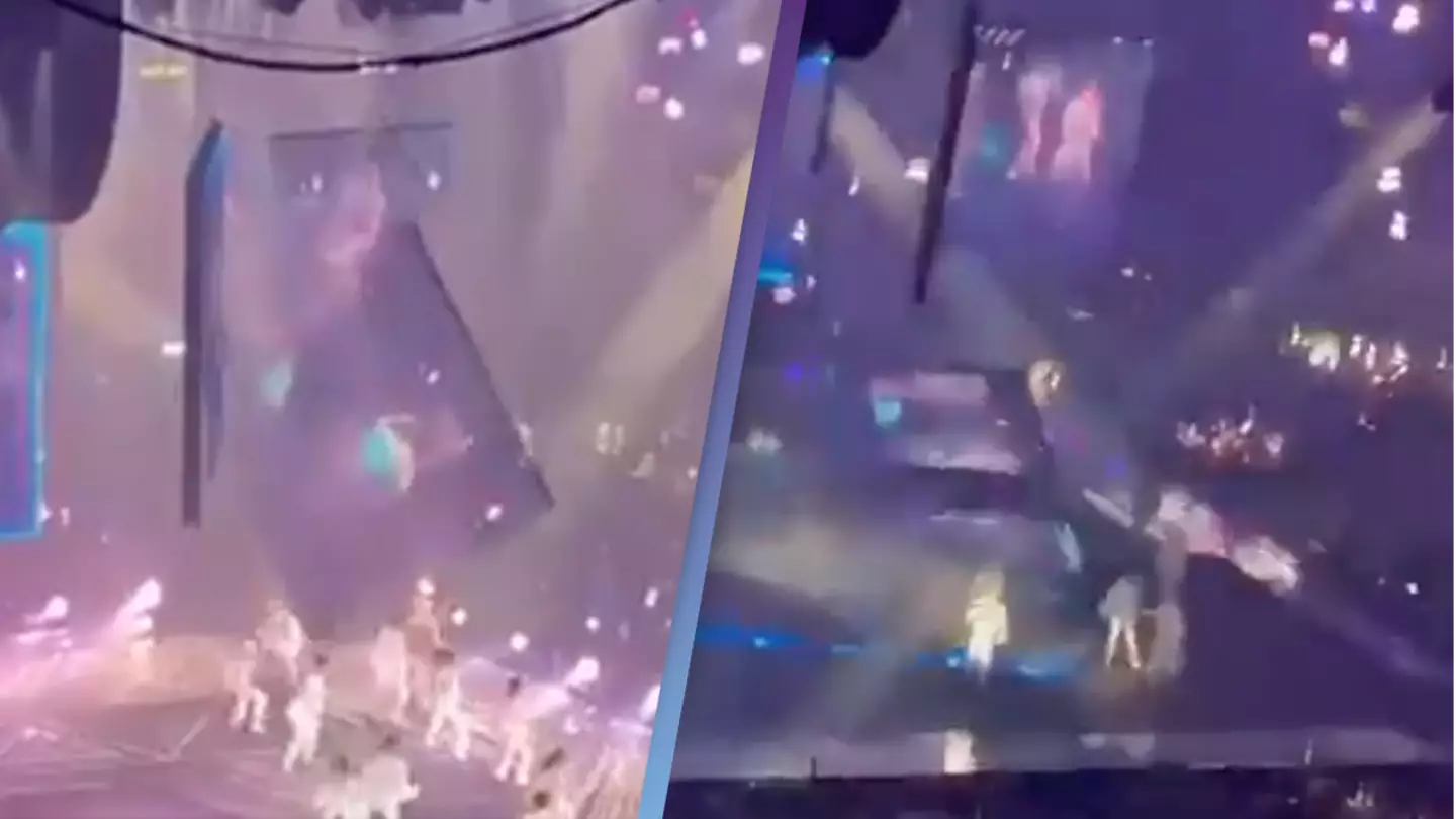 Large Screen Collapses During Concert In Hong Kong Injuring Multiple People